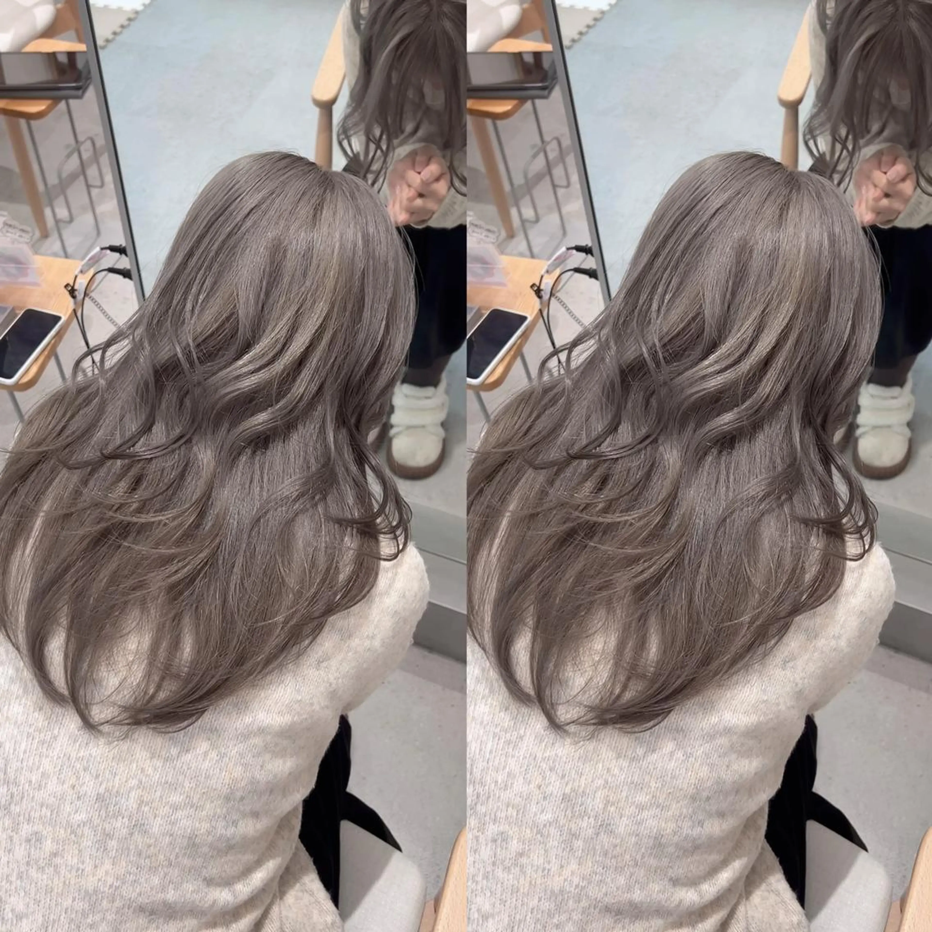 セミロング カット ヘアカラー トリートメント sara中谷 哲のヘアスタイル