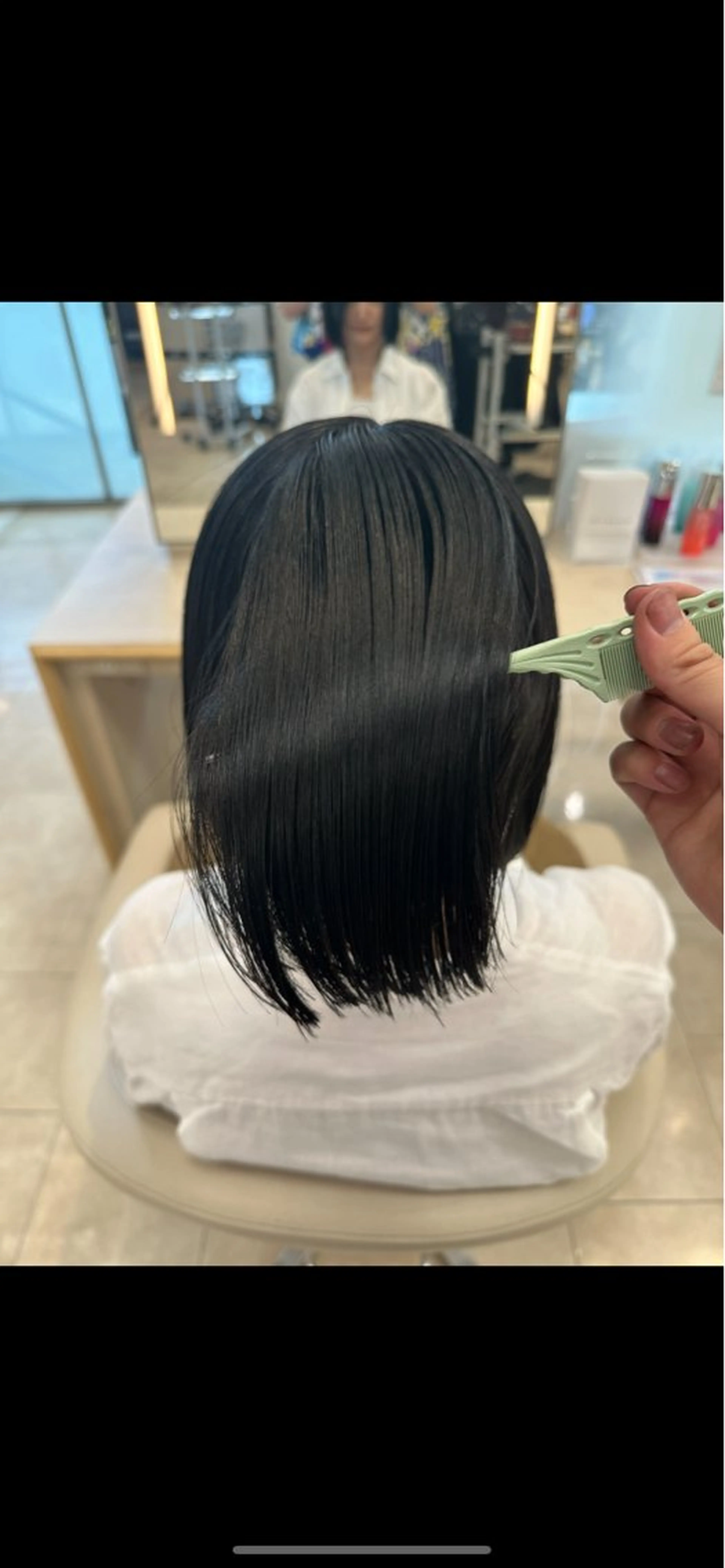 ミディアム カラー お悩み改善 黄金比みくのヘアスタイル