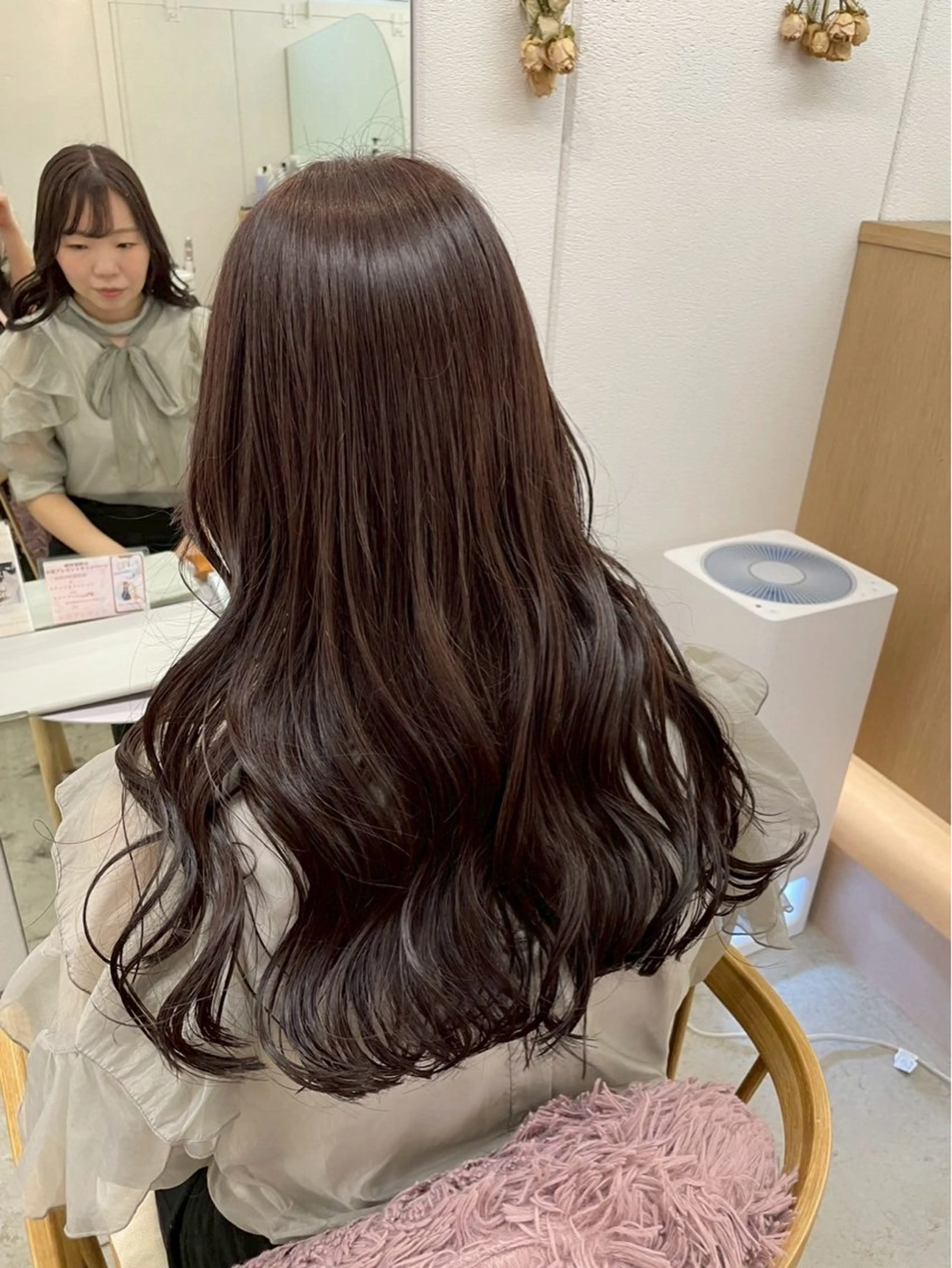 カラー ヘアカラー トリートメント Asumi/丸の内 /ブリーチ/花屋併設のヘアスタイル