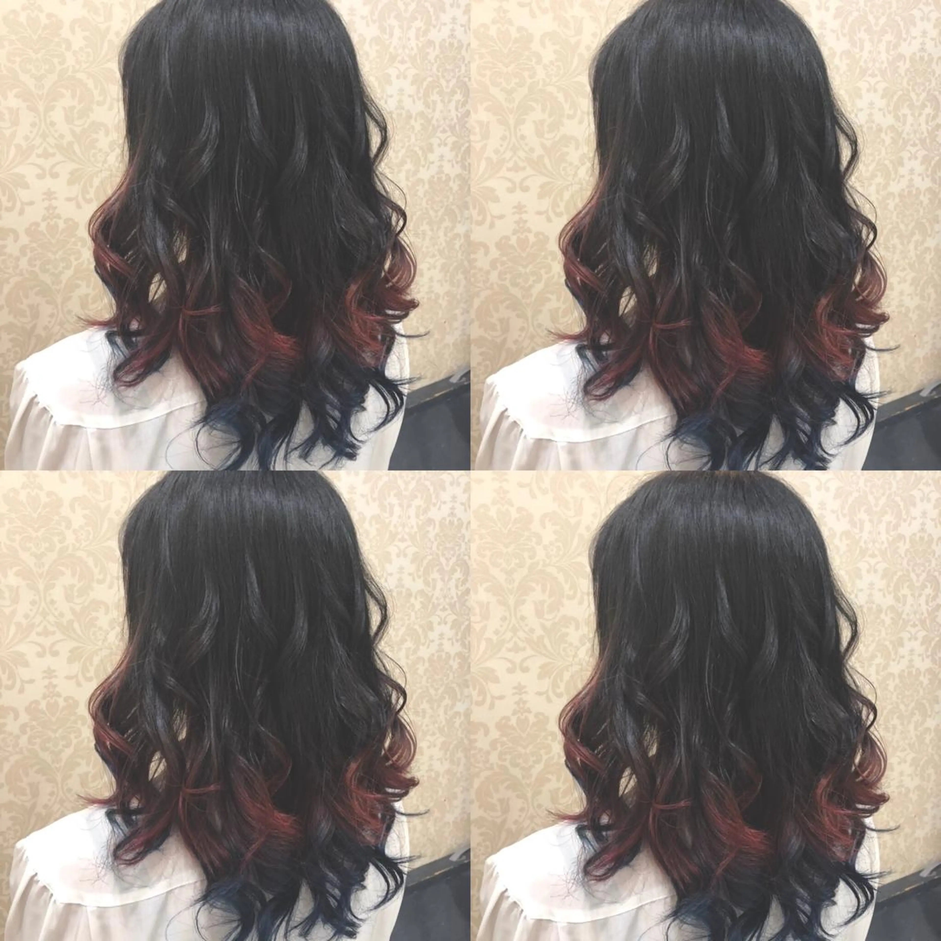 セミロング カラー デザインカラー 🌷MAYU 🌷のヘアスタイル