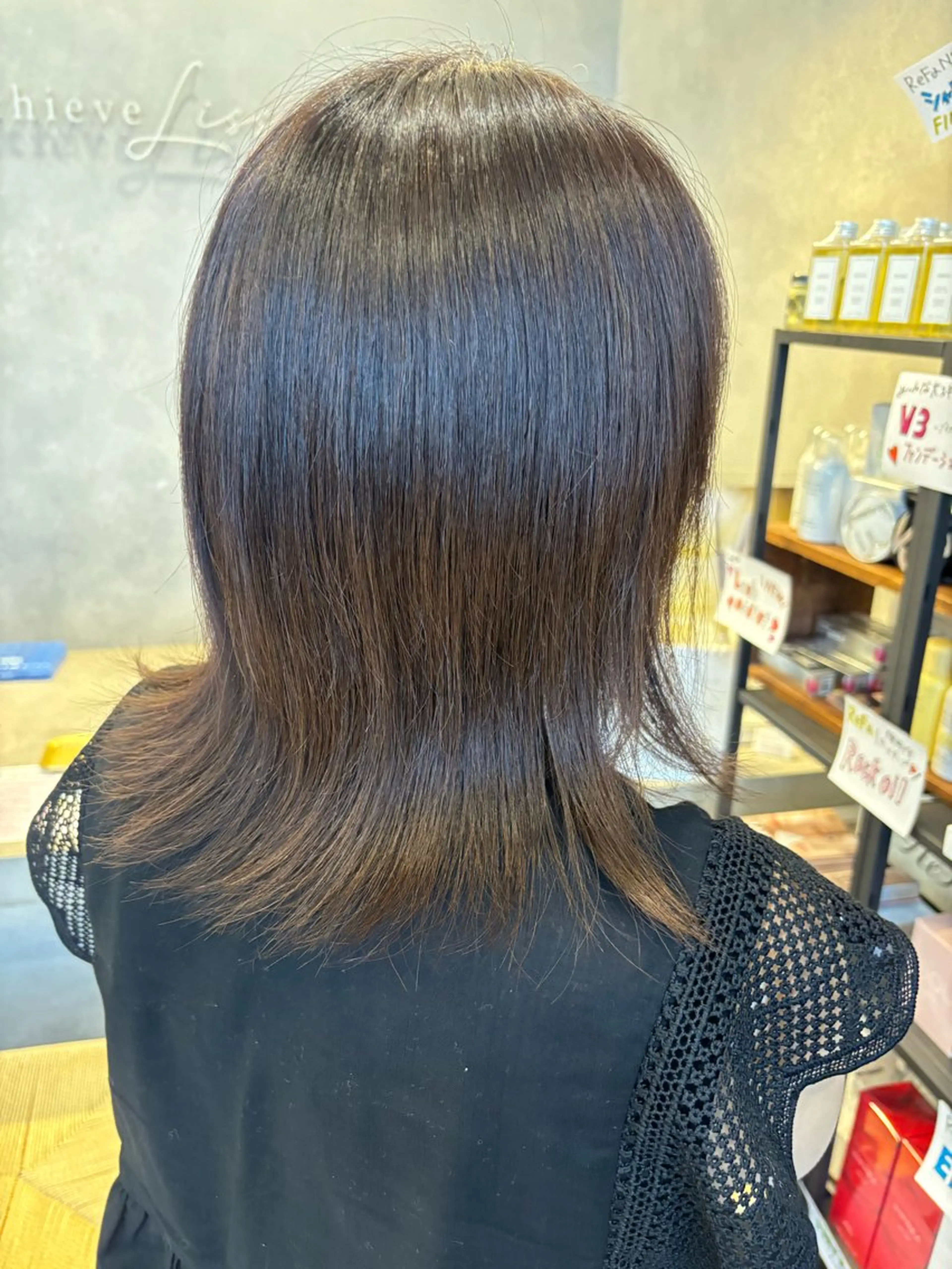 カラー 心美/ブリーチなし 透明感カラーのヘアスタイル