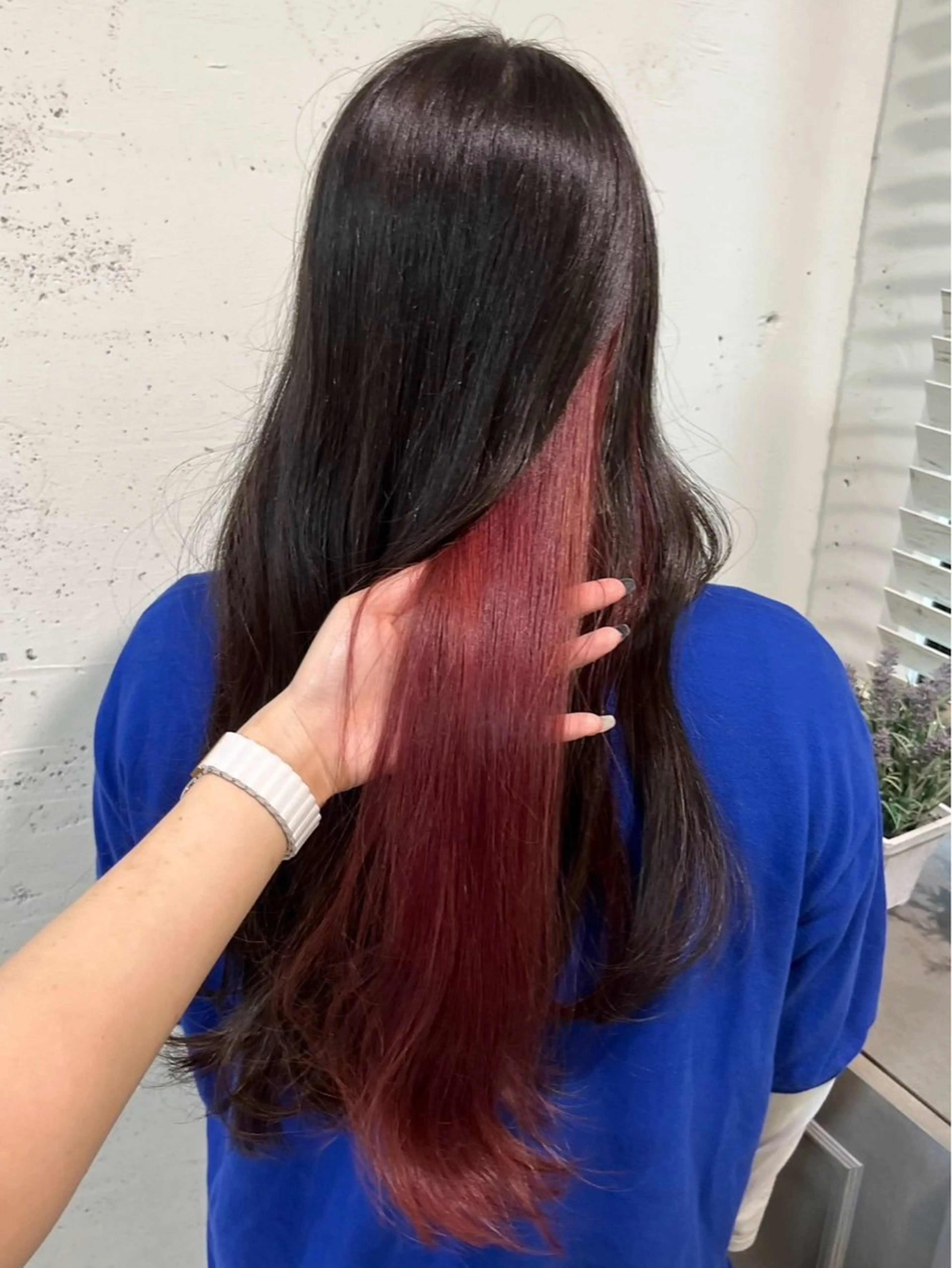 ロング カラー ヘアアレンジ🎀/透 明感カラー🤍/夏凜のヘアスタイル