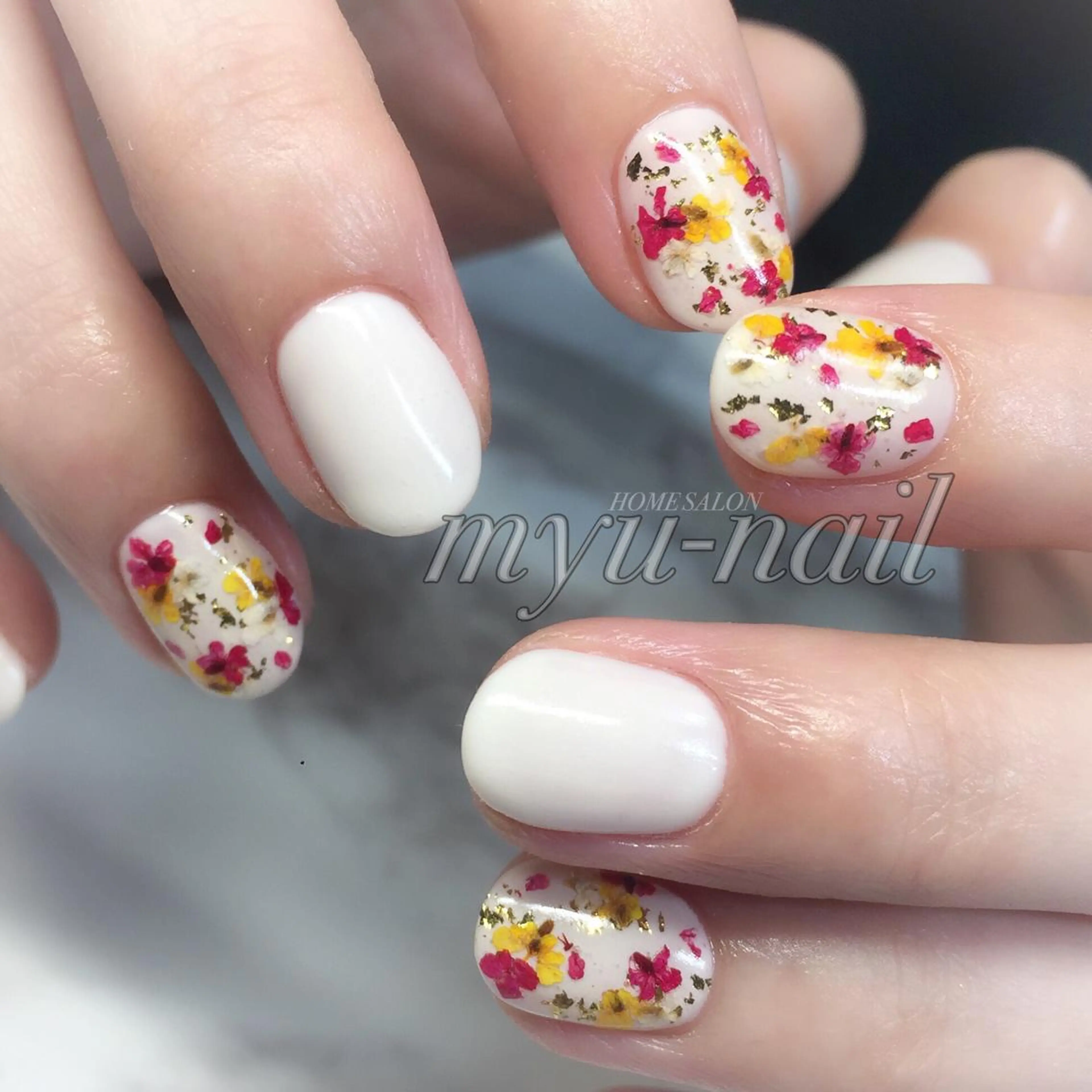 ネイル ハンドネイル ホームサロン myu-nailのネイルデザイン