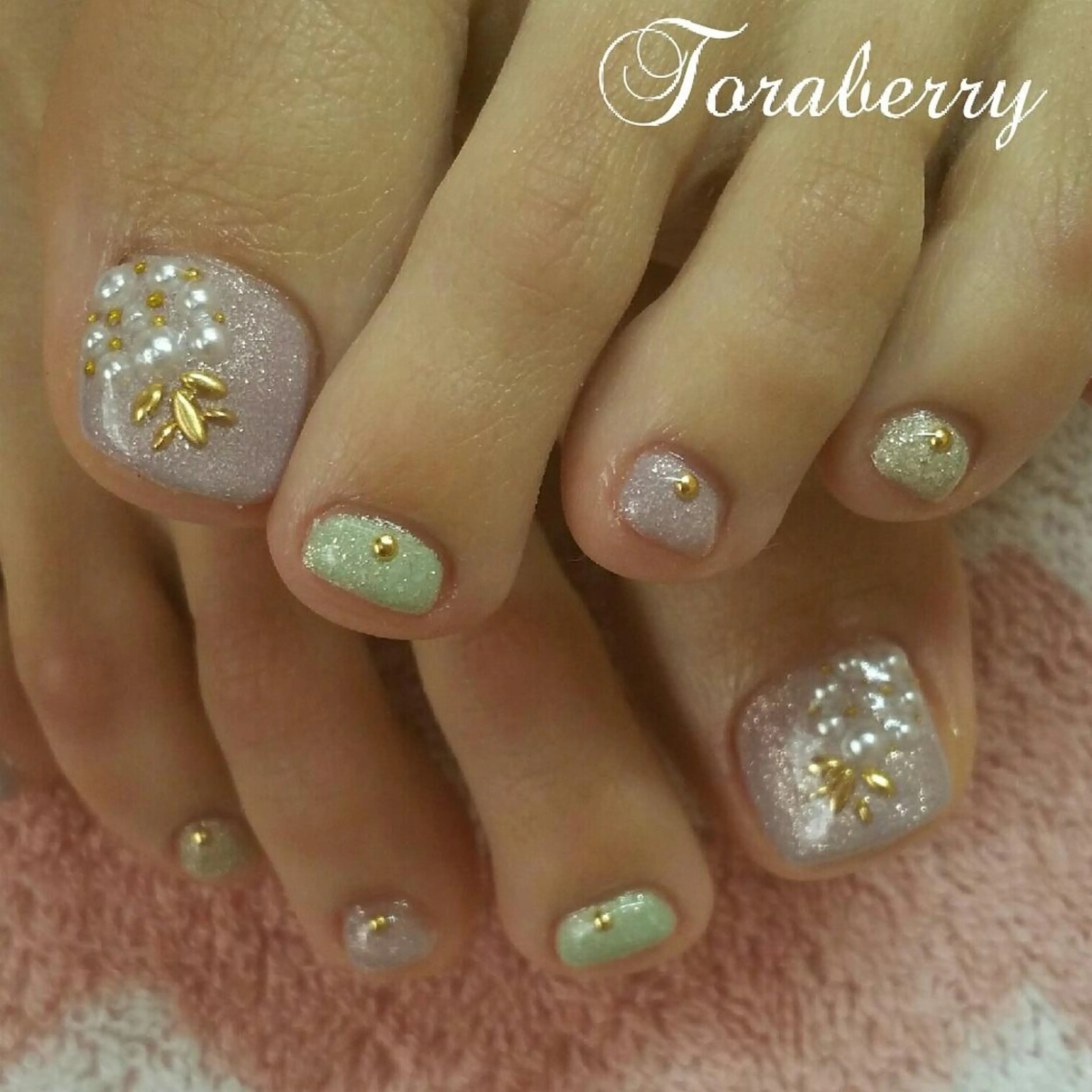 ネイル フットネイル シンプルネイル ネイリスト なつみのネイルデザイン