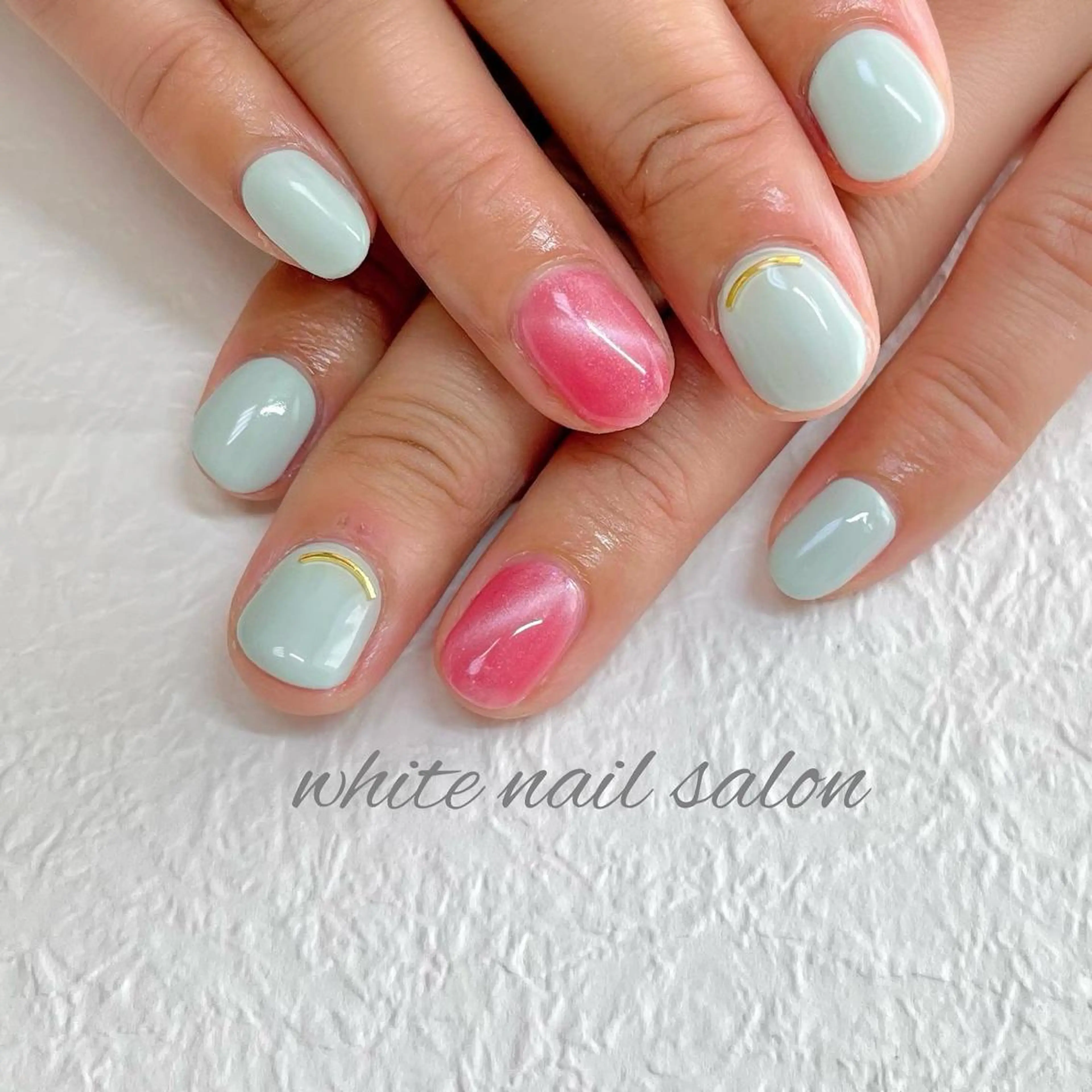 ネイル ジェルネイル ハードジェル ラメ(グリッター) 持ち込み ソフトジェル ハンドネイル white nail salonのネイルデザイン