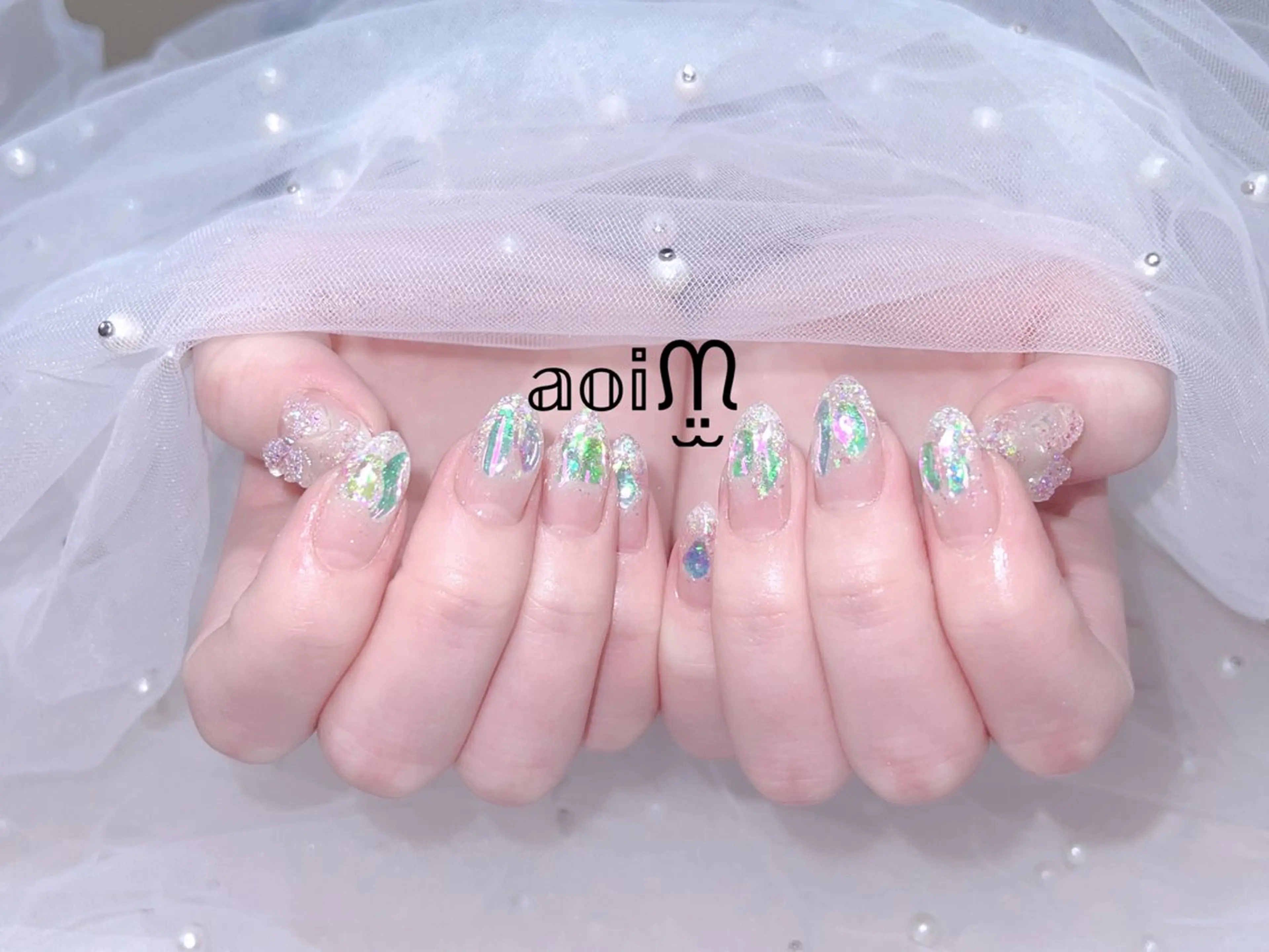 ネイル 葵うさぎ AIのネイルデザイン