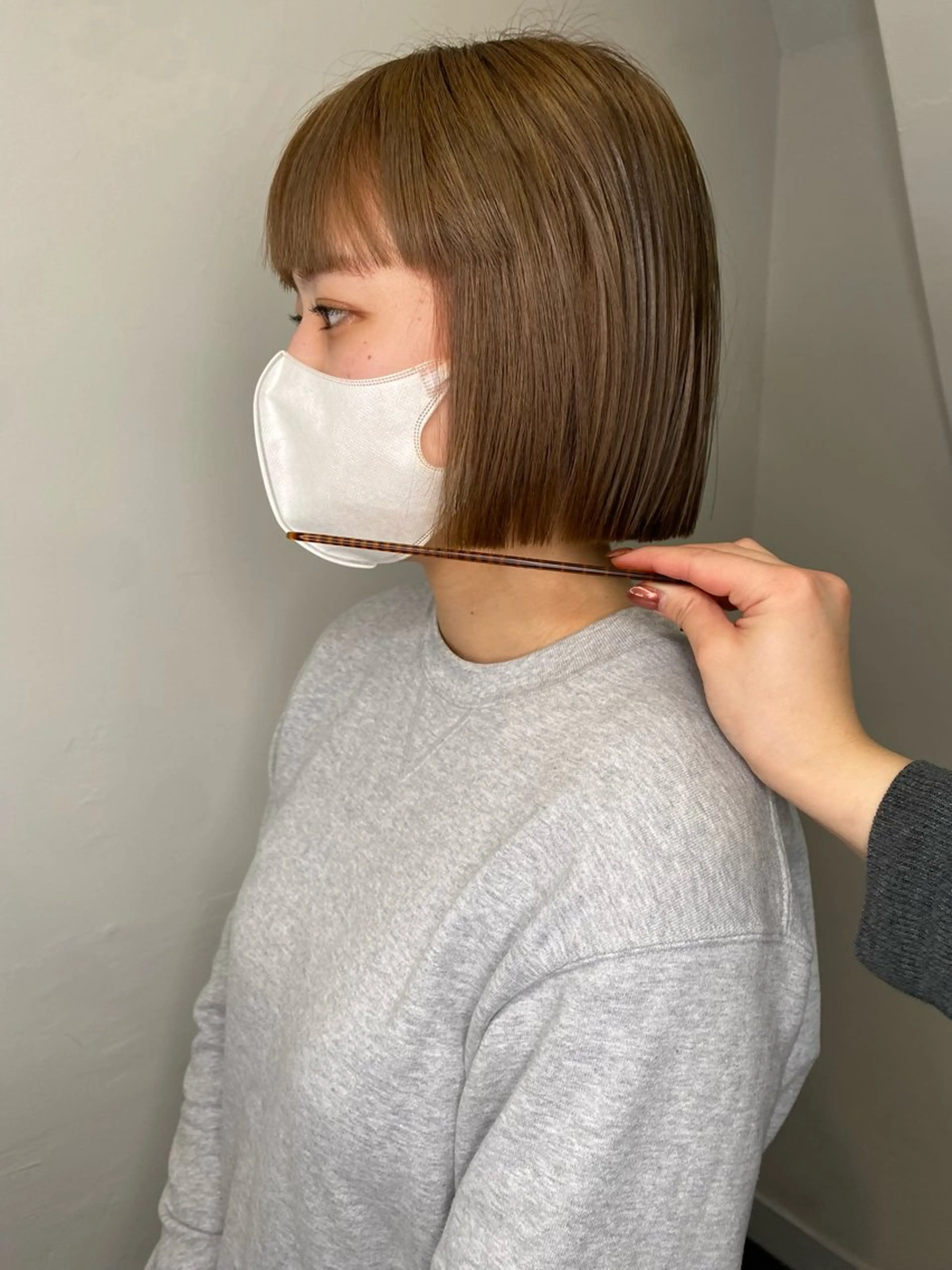 ミディアム カラー 透明感カラー/レイヤ ー🌙Honokaのヘアスタイル