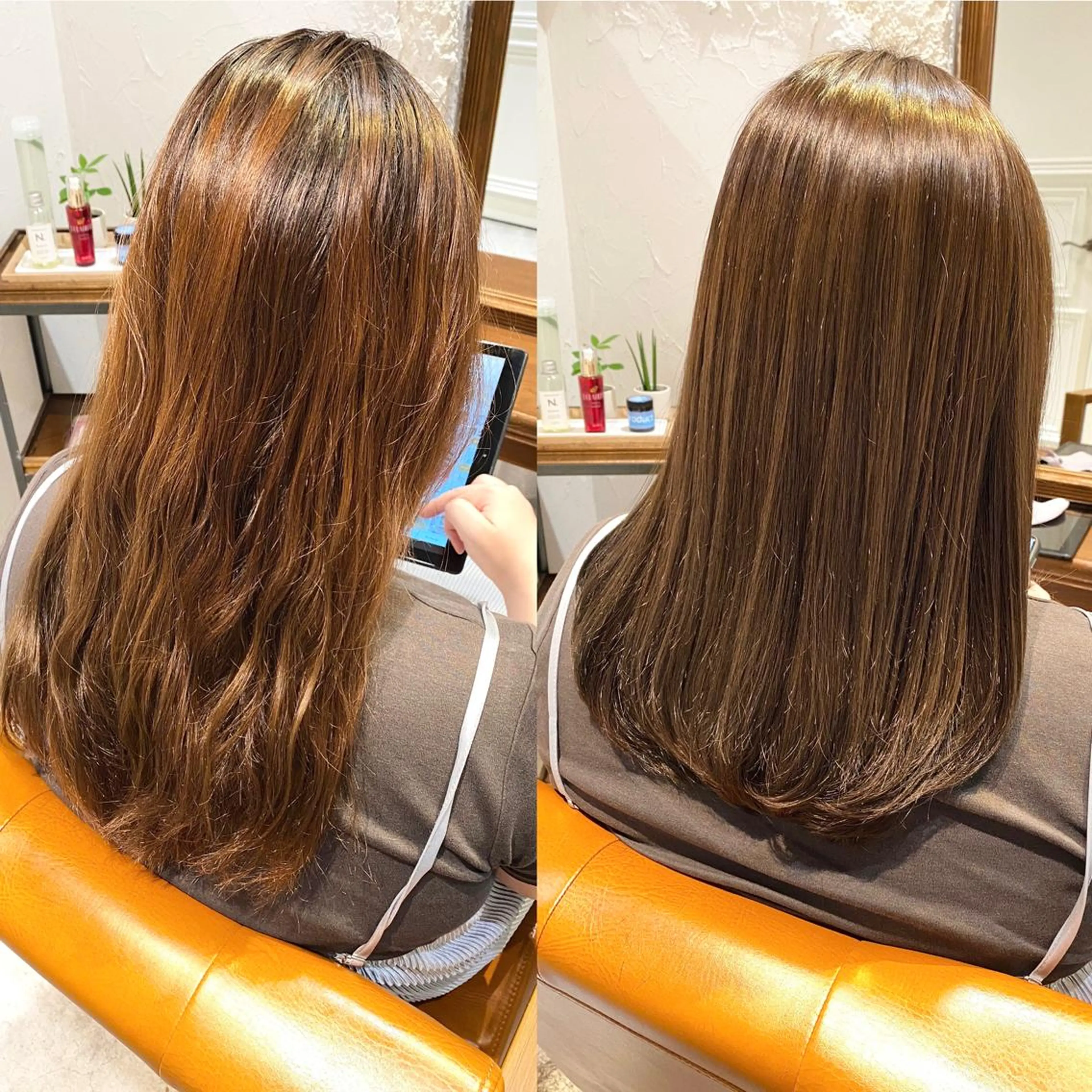 ロング カラー ヘアアレンジ アクアカラー トリートメント ヘアカラー トリートメント ヘッドスパ 小林 佳祐のヘアスタイル