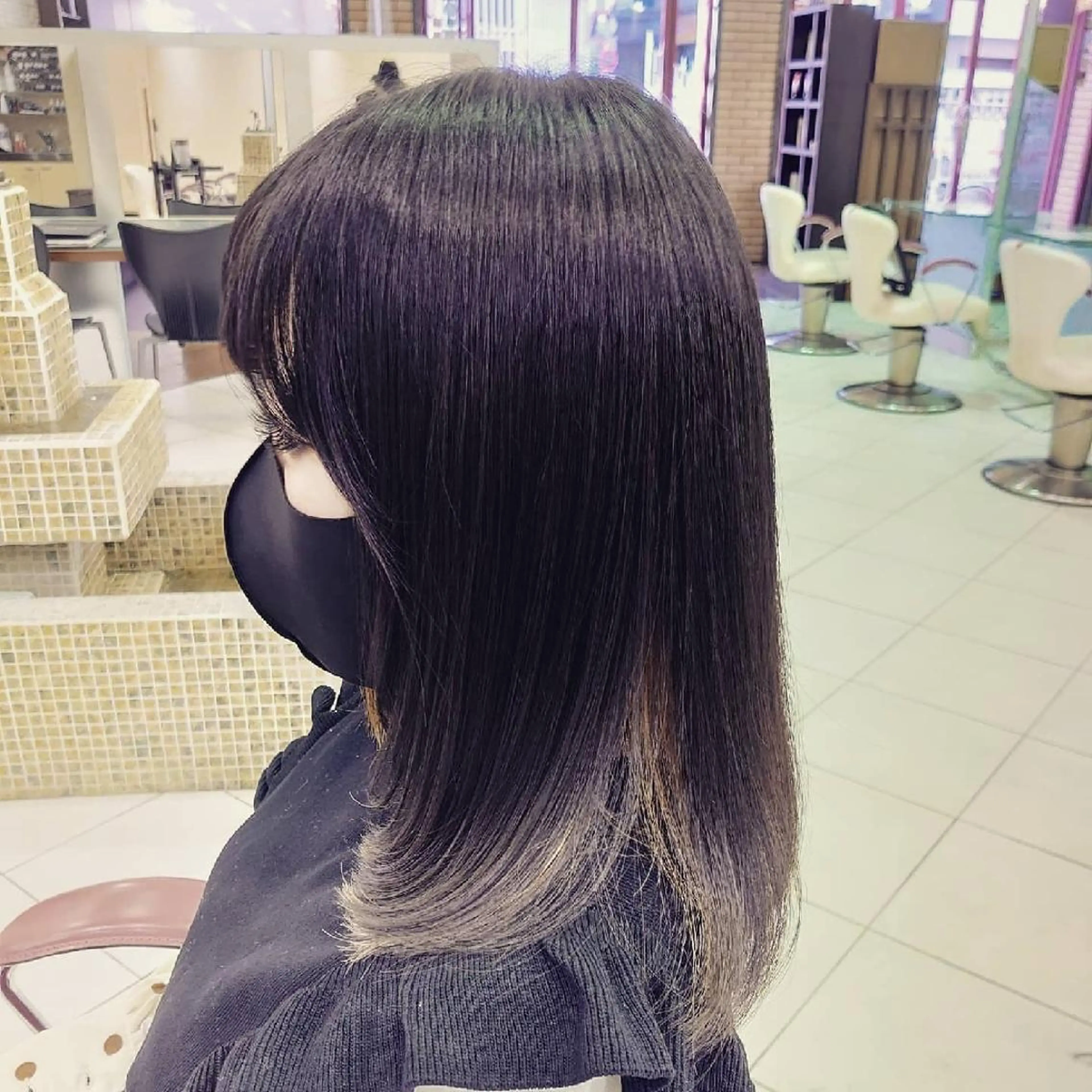 セミロング ヘアアレンジ ボブ カット ヘッドスパ 🐺デザインウルフ / 一ノ瀬 凌🐺のヘアスタイル