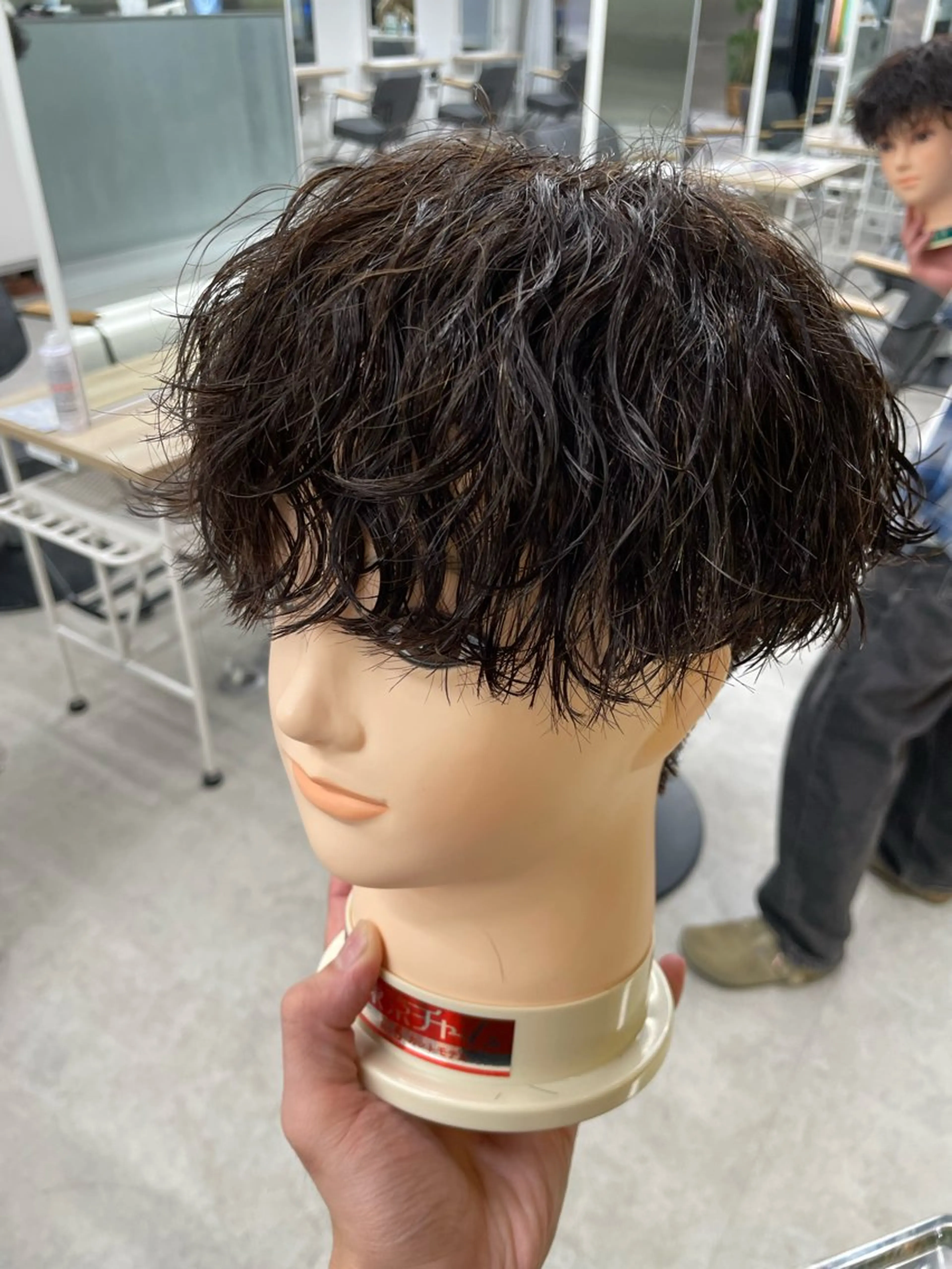 ショート パーマ メンズ カット パーマ 【圧倒的センス】 まる/メンズカラーのヘアスタイル