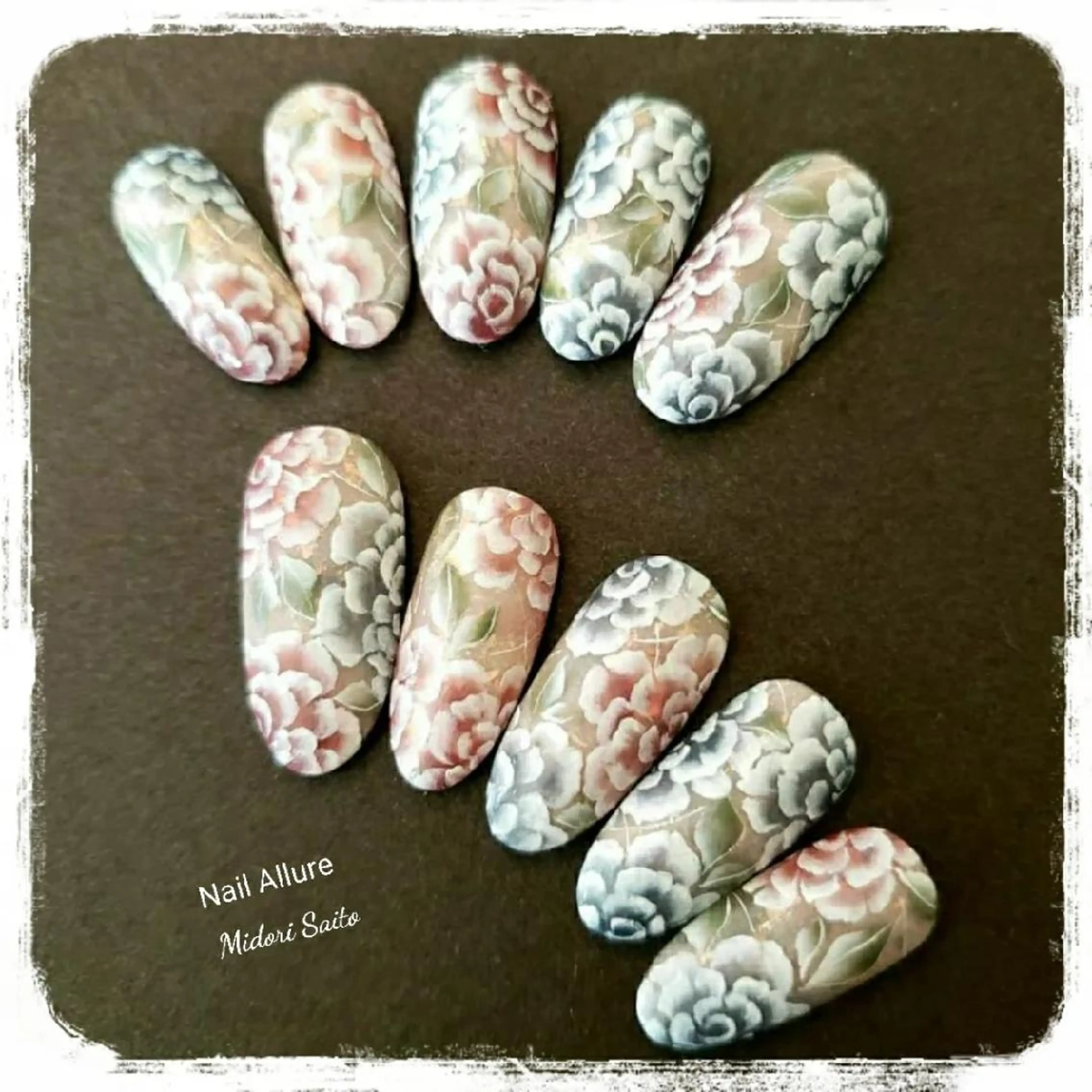 ネイル グリーン Nail Allure(ネイル アルーア)所属・Nail Allureのネイルデザイン