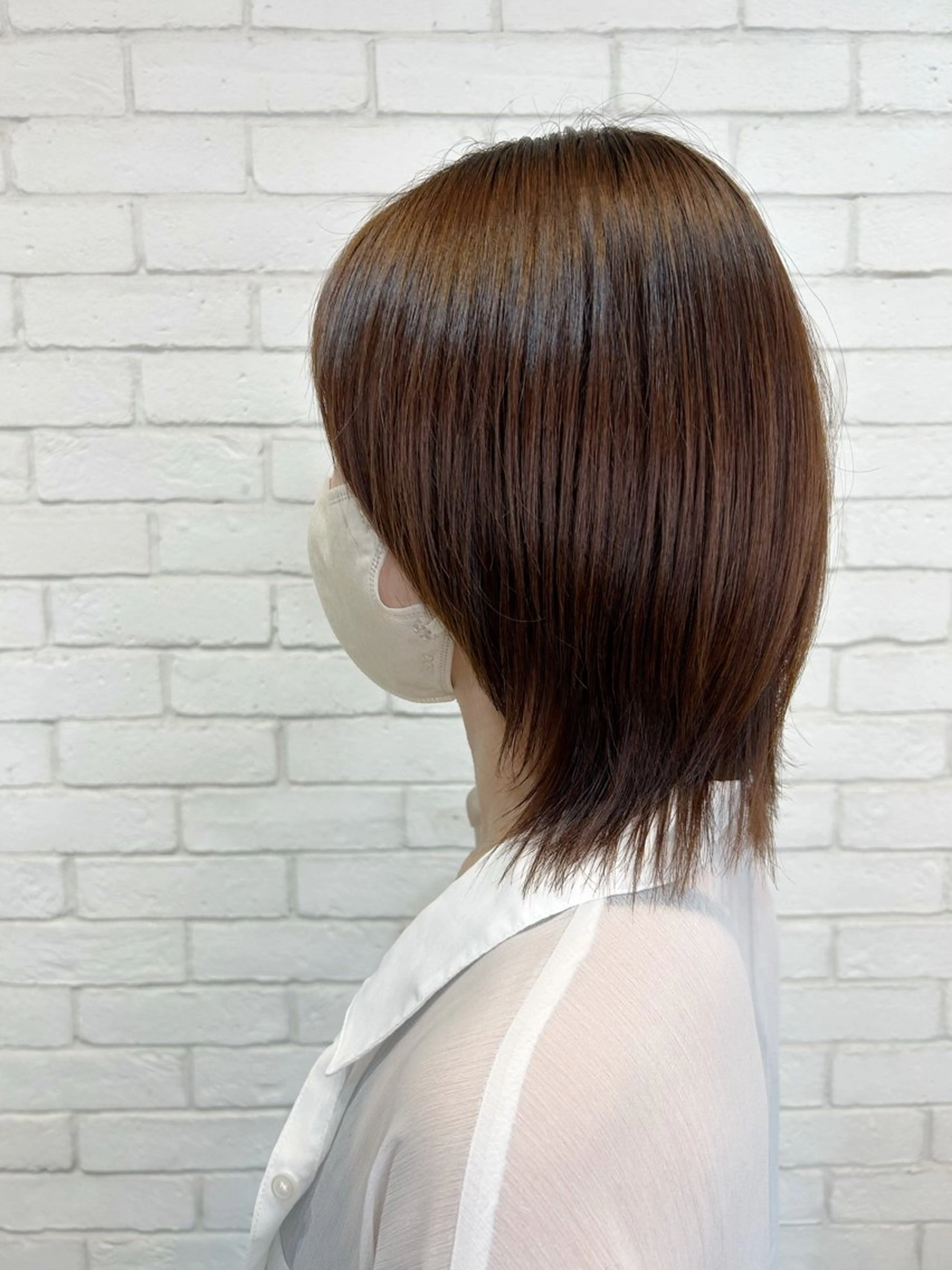 ミディアム カラーアンドケアリタ kitamuuuのヘアスタイル