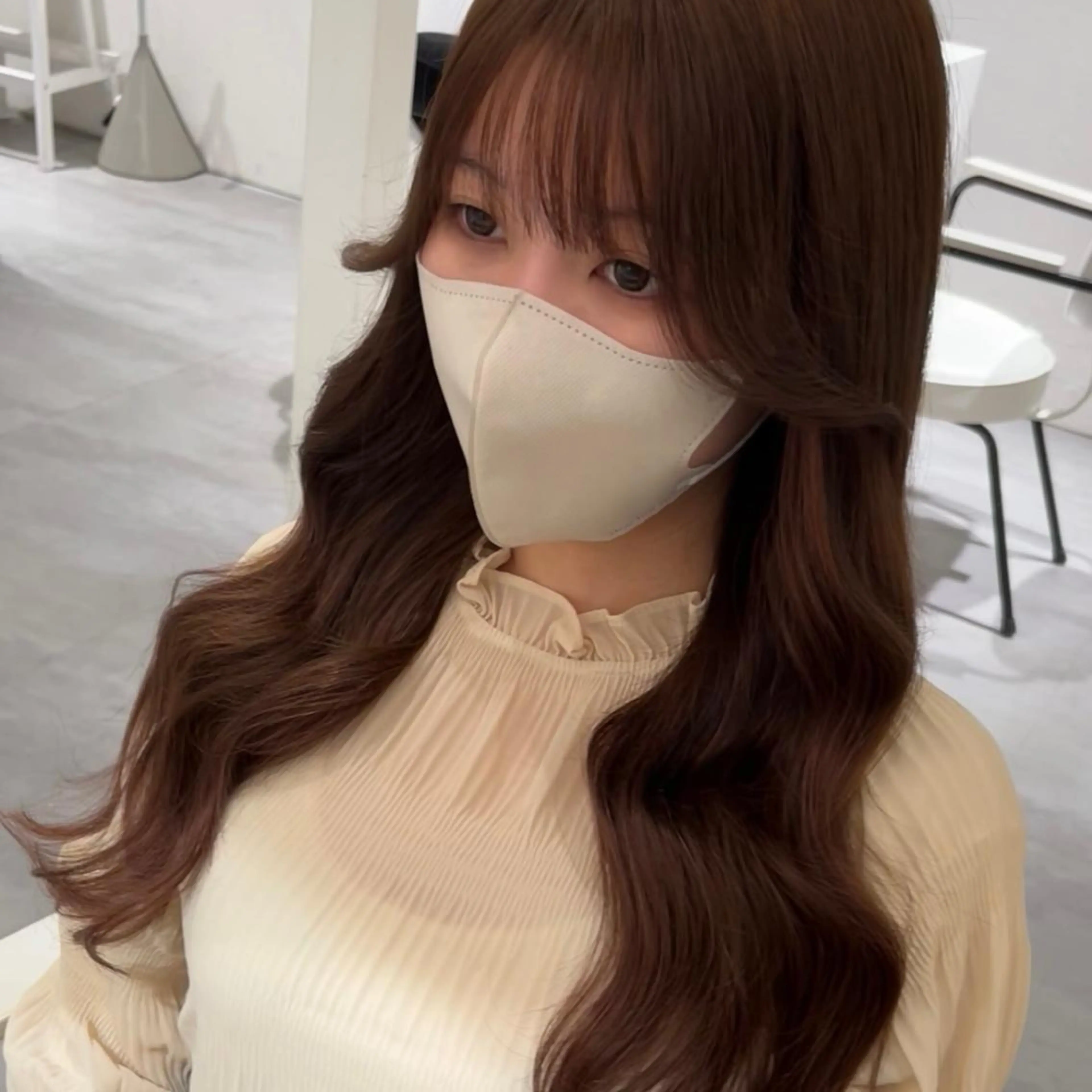 ロング カラー MOE🐈‍⬛🎀 エクステ/ワンホンのヘアスタイル