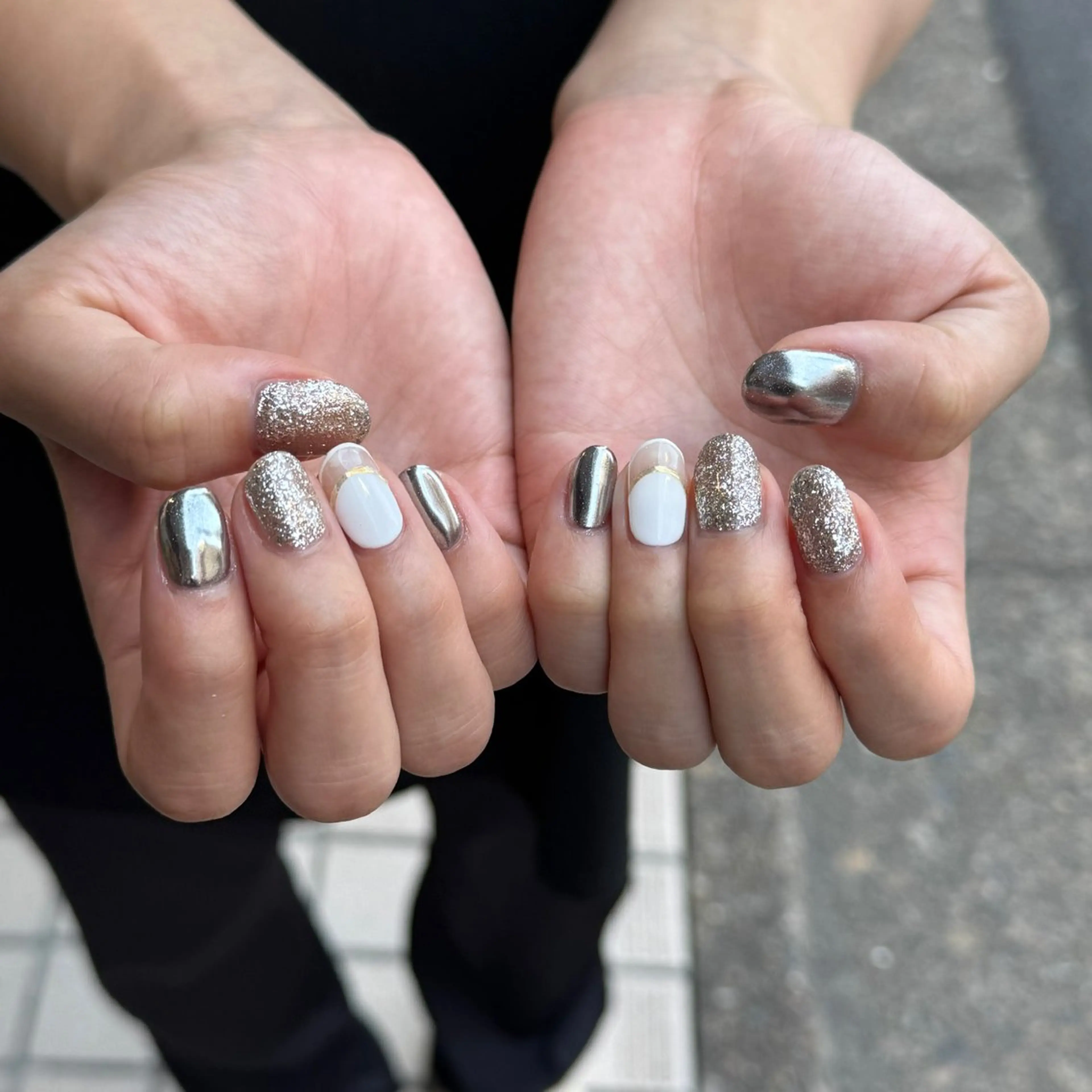 ネイル 夏ネイル ハンドネイル 𝐫𝐚𝐢 𝐧𝐚𝐢𝐥のネイルデザイン