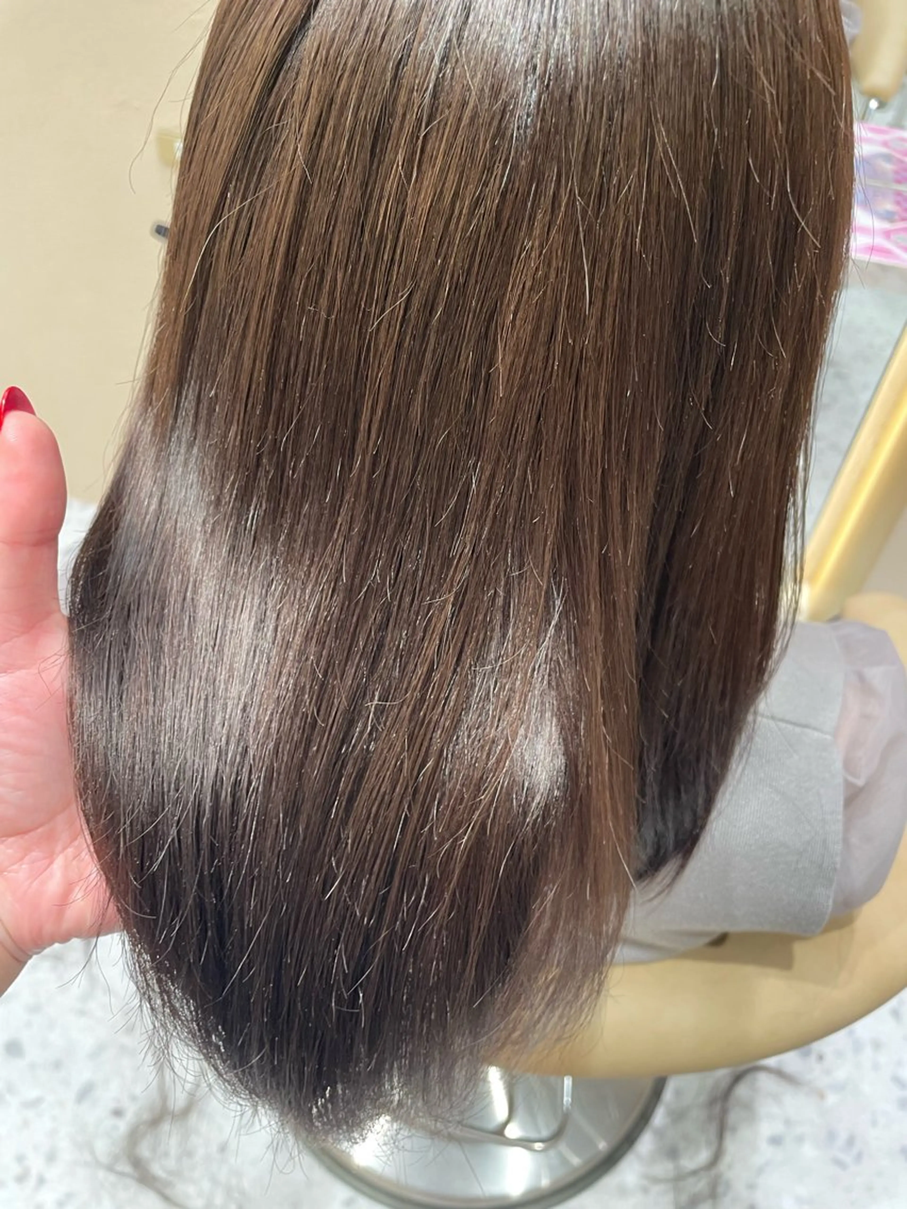 セミロング カラー 韓国ヘア/髪質改善 /Harunaのヘアスタイル