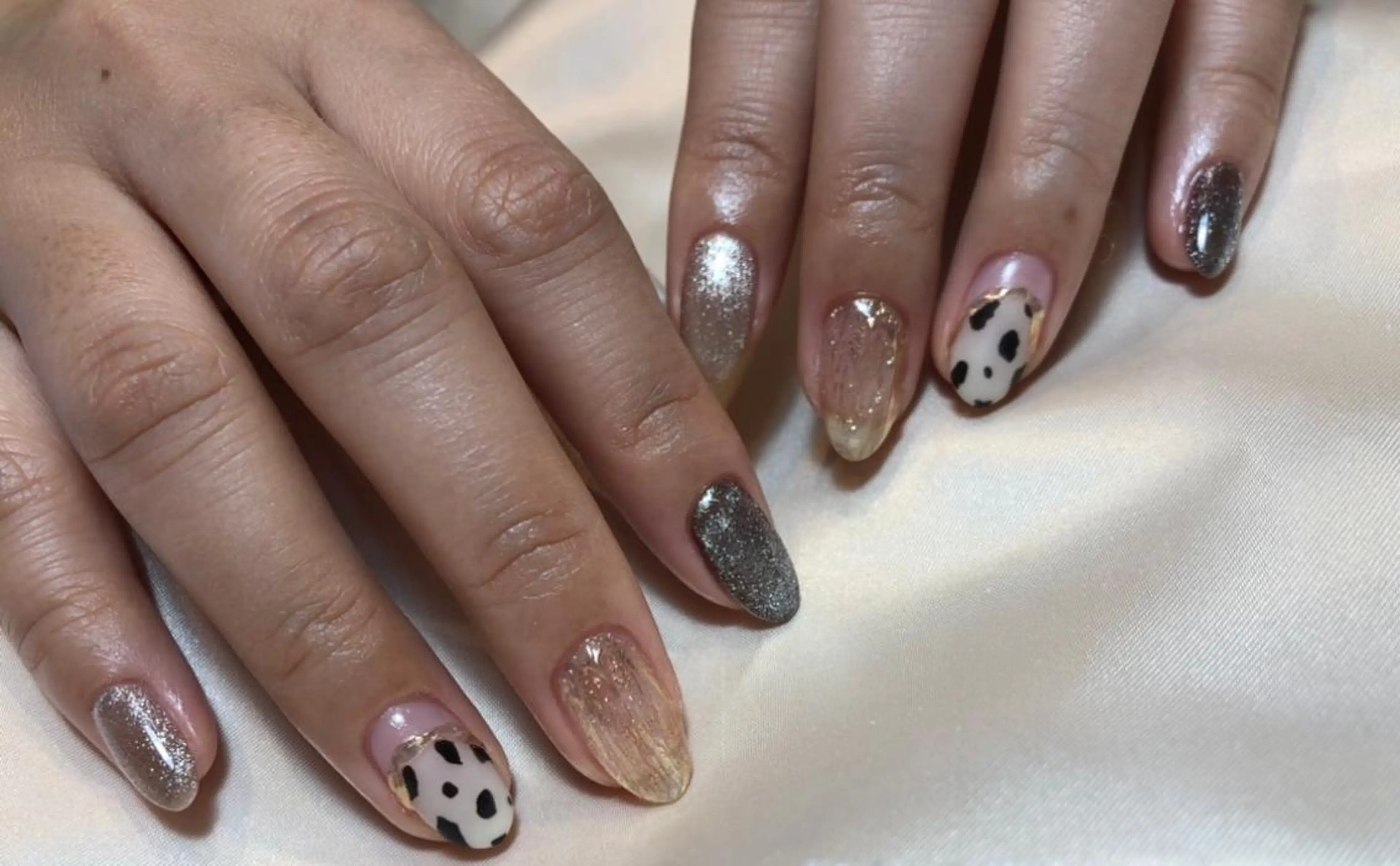 ネイル ハンドネイル パラあり！フィルイン 美フォルムのネイルデザイン