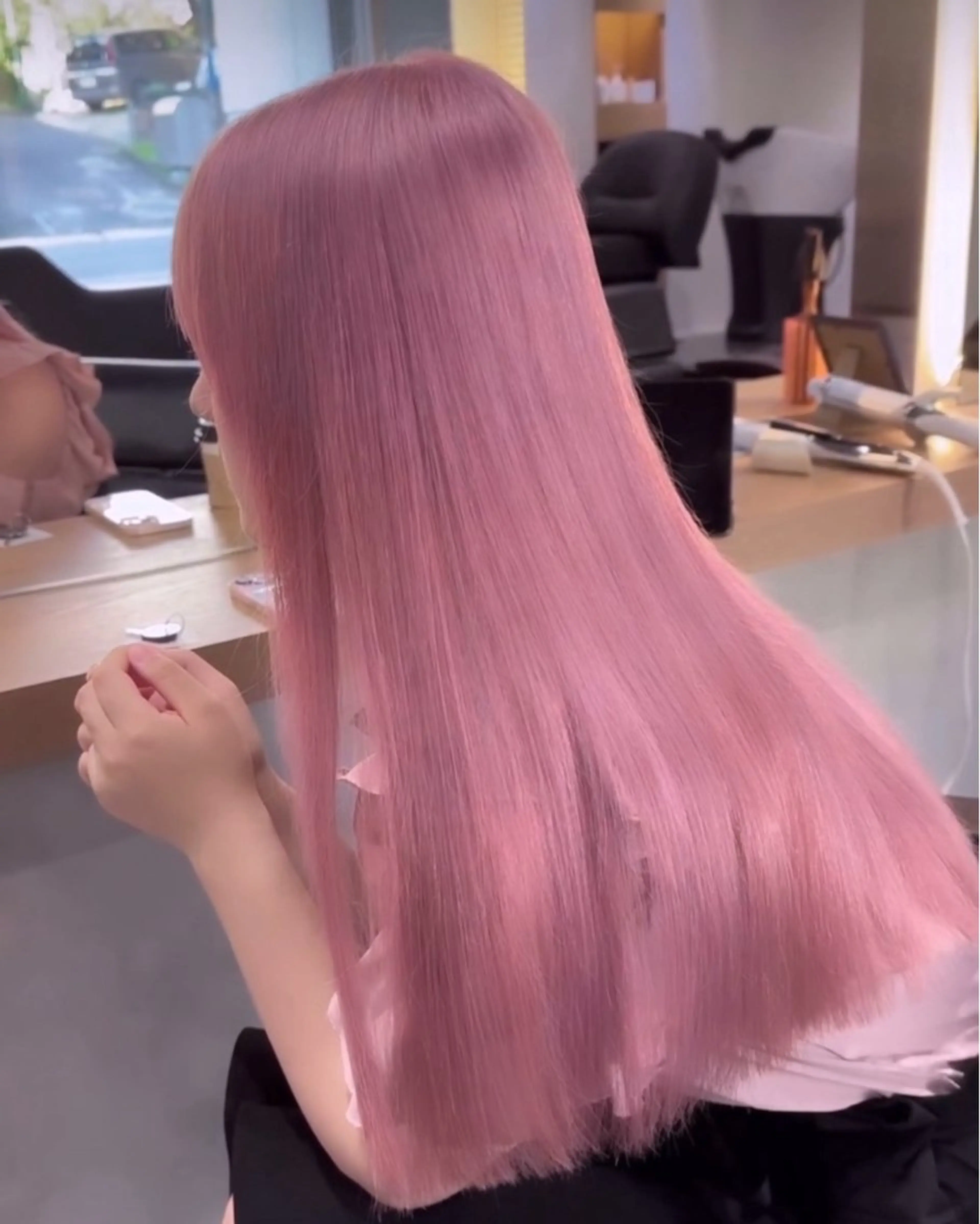 ロング カラー ヘアカラー トリートメント レイヤーカット/ ブリーチカラー/雅人のヘアスタイル