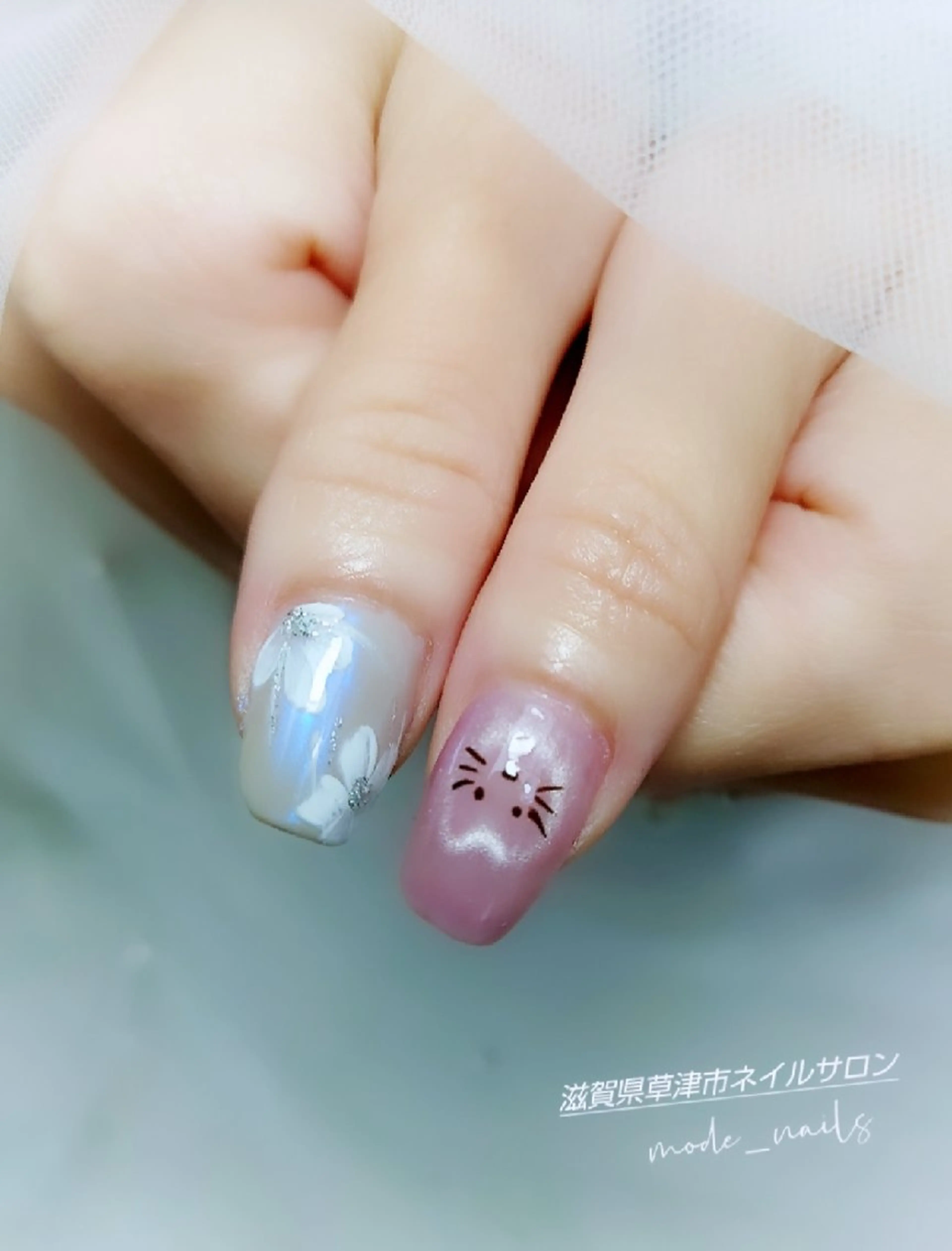 ネイル マグネットネイル 滋賀県草津市ネイル mode_nailsのネイルデザイン
