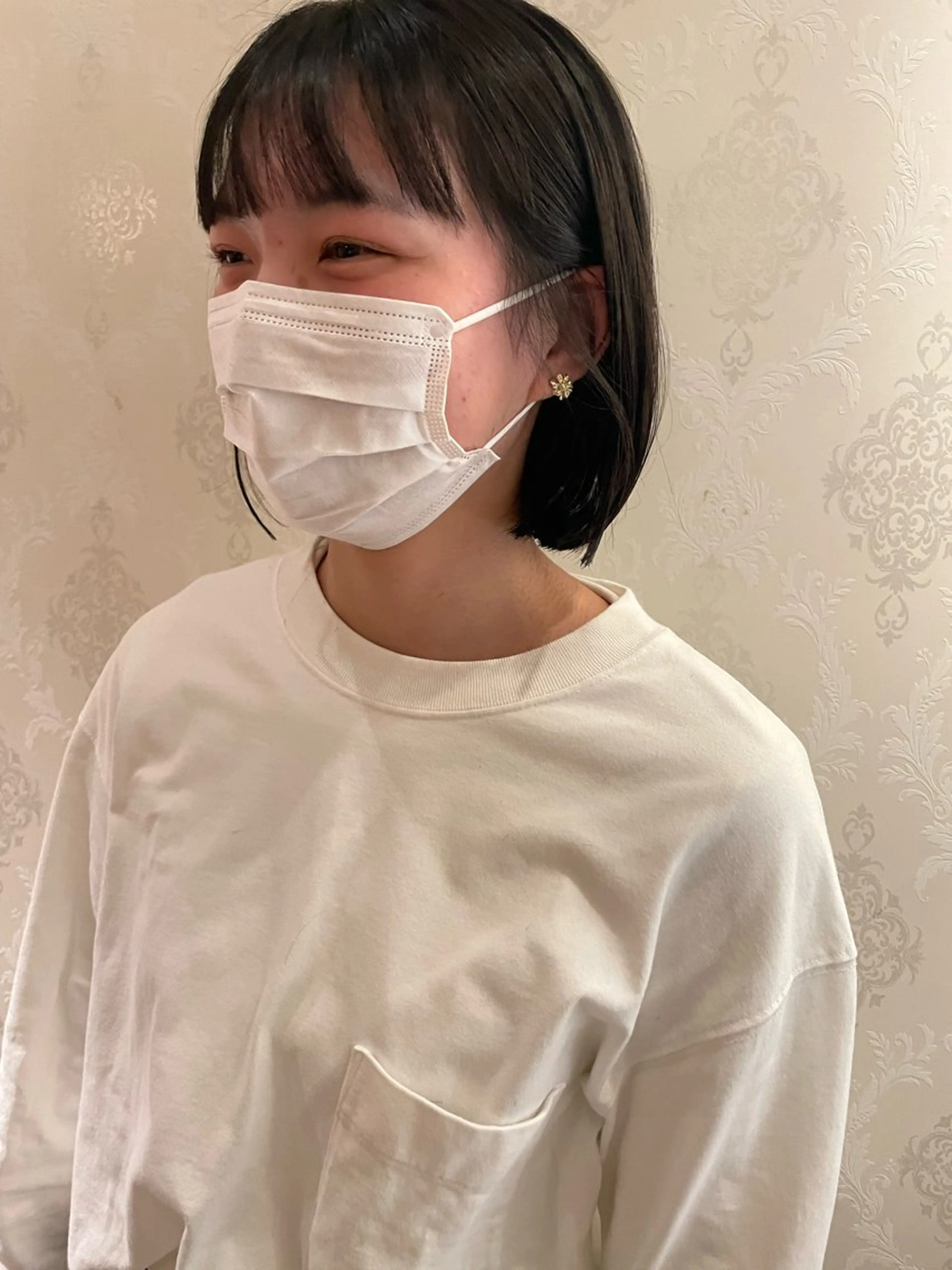 ミディアム ボブ 鶴岡で縮毛矯正なら お任せ！ハヤシナオミのヘアスタイル