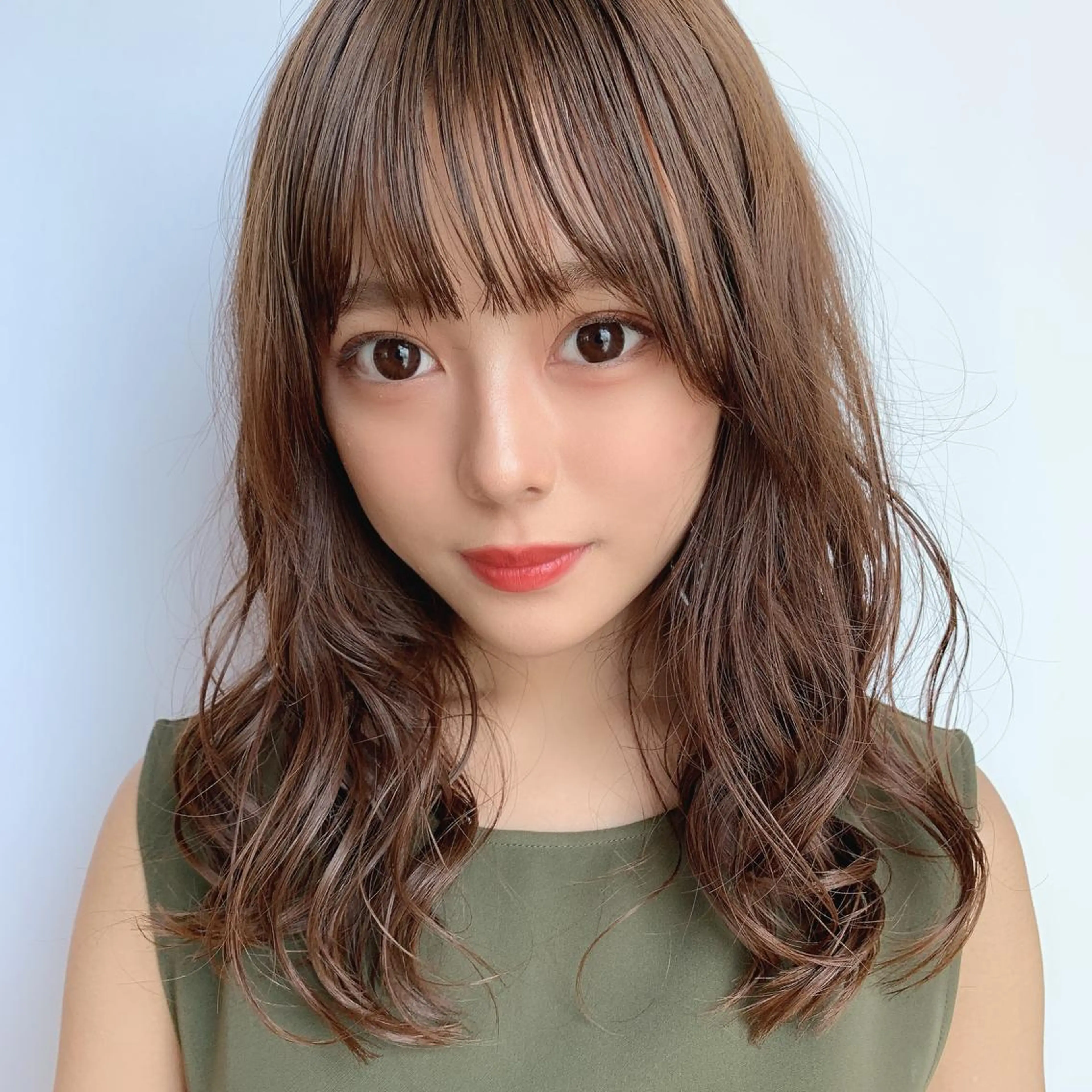 ミディアム 木俣 真也のヘアスタイル