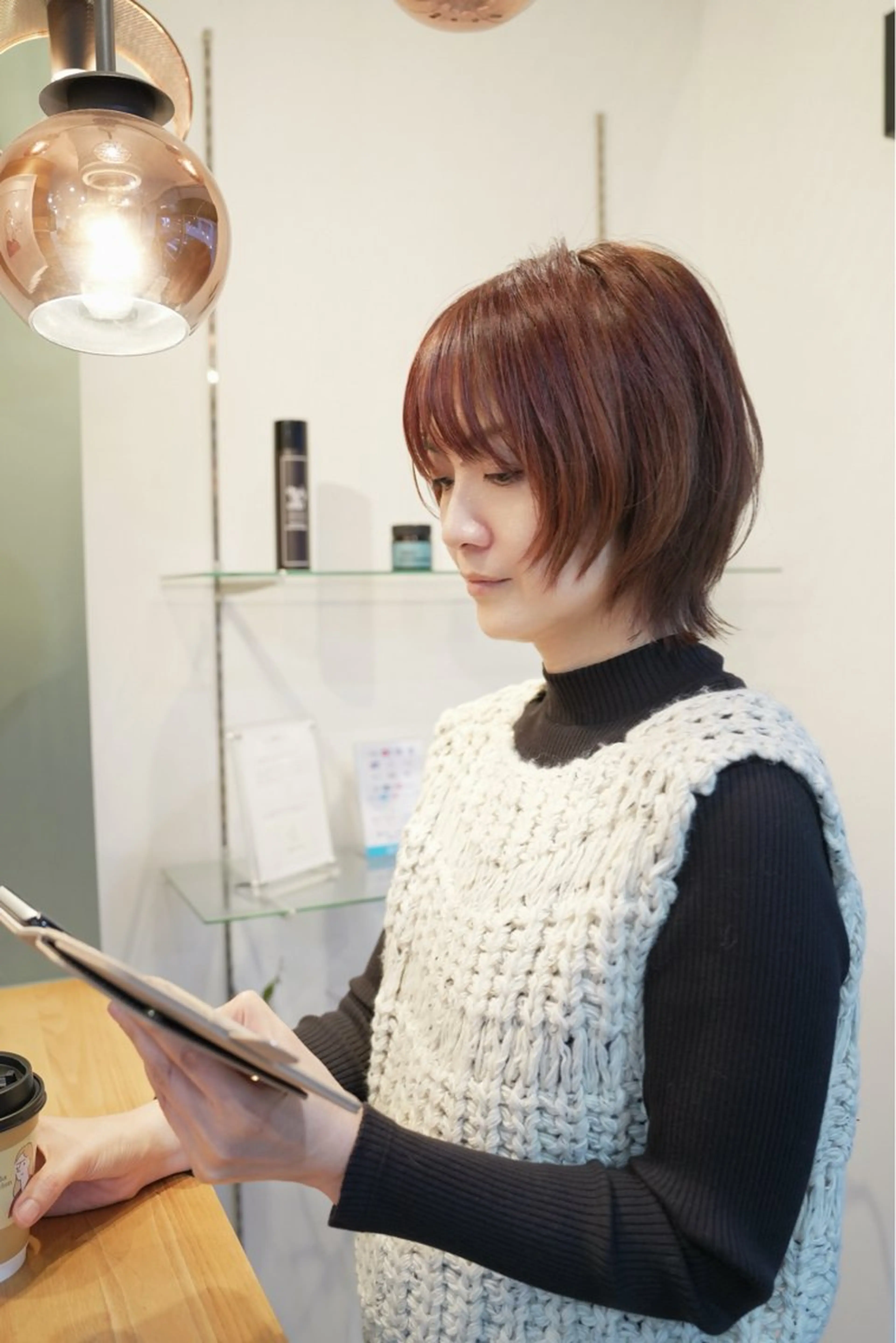 ショート ウルフカット イトウ ヒロヤのヘアスタイル