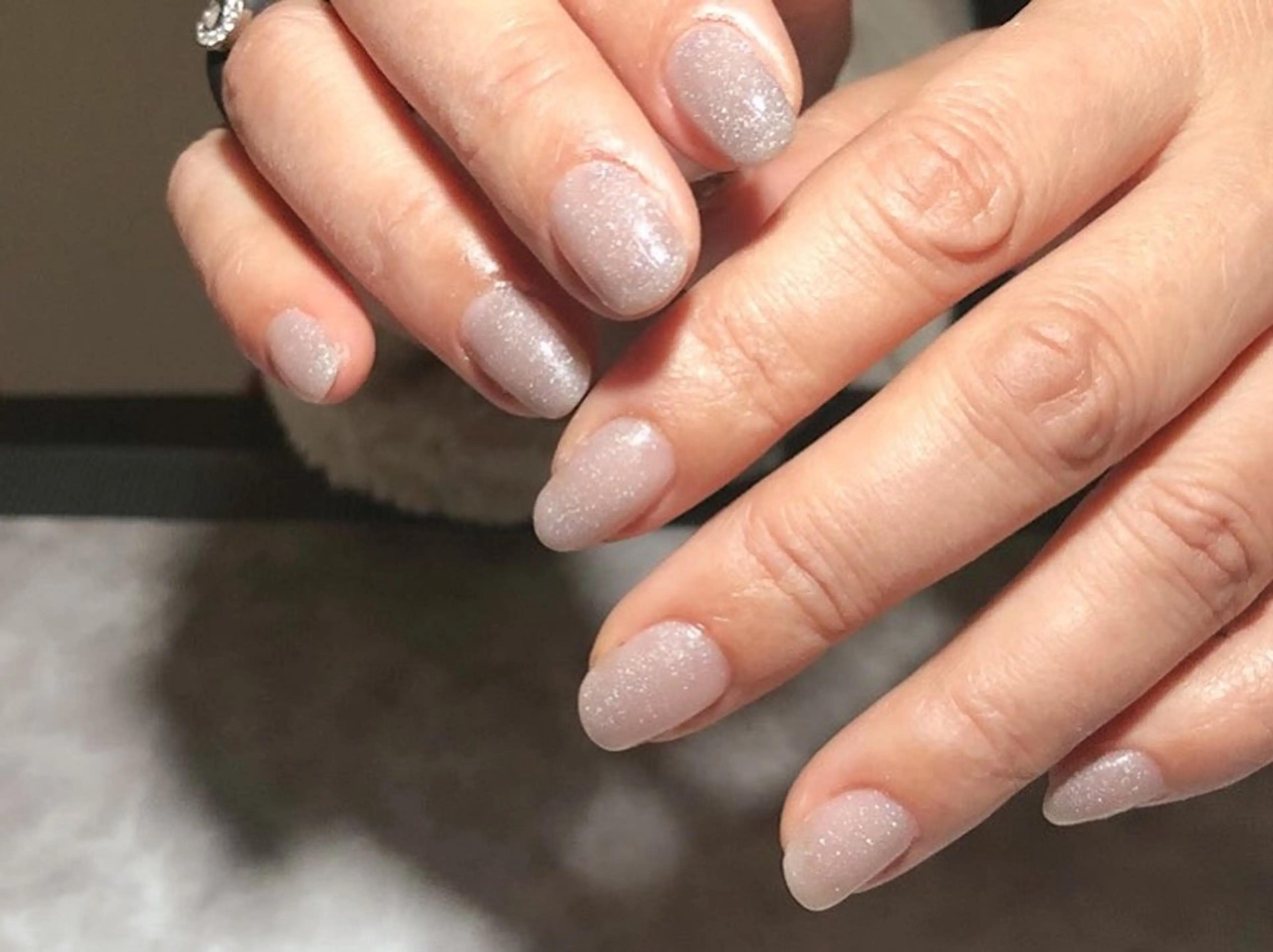 ネイル ラメ(グリッター) ワンカラーネイル nail _anpのネイルデザイン