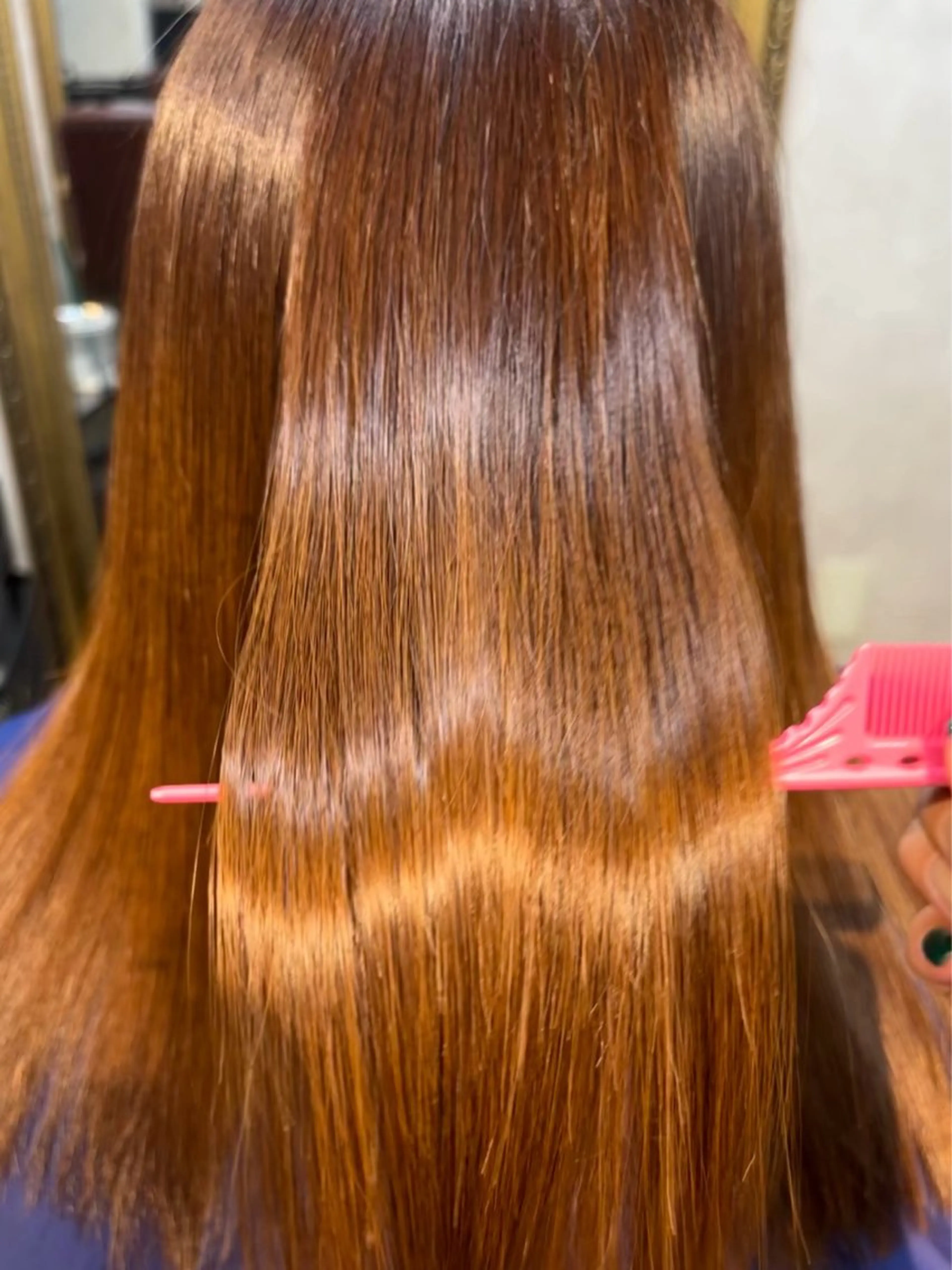 セミロング パーマ 【aini天王寺】 𝐚𝐢𝐫𝐢✂︎のヘアスタイル