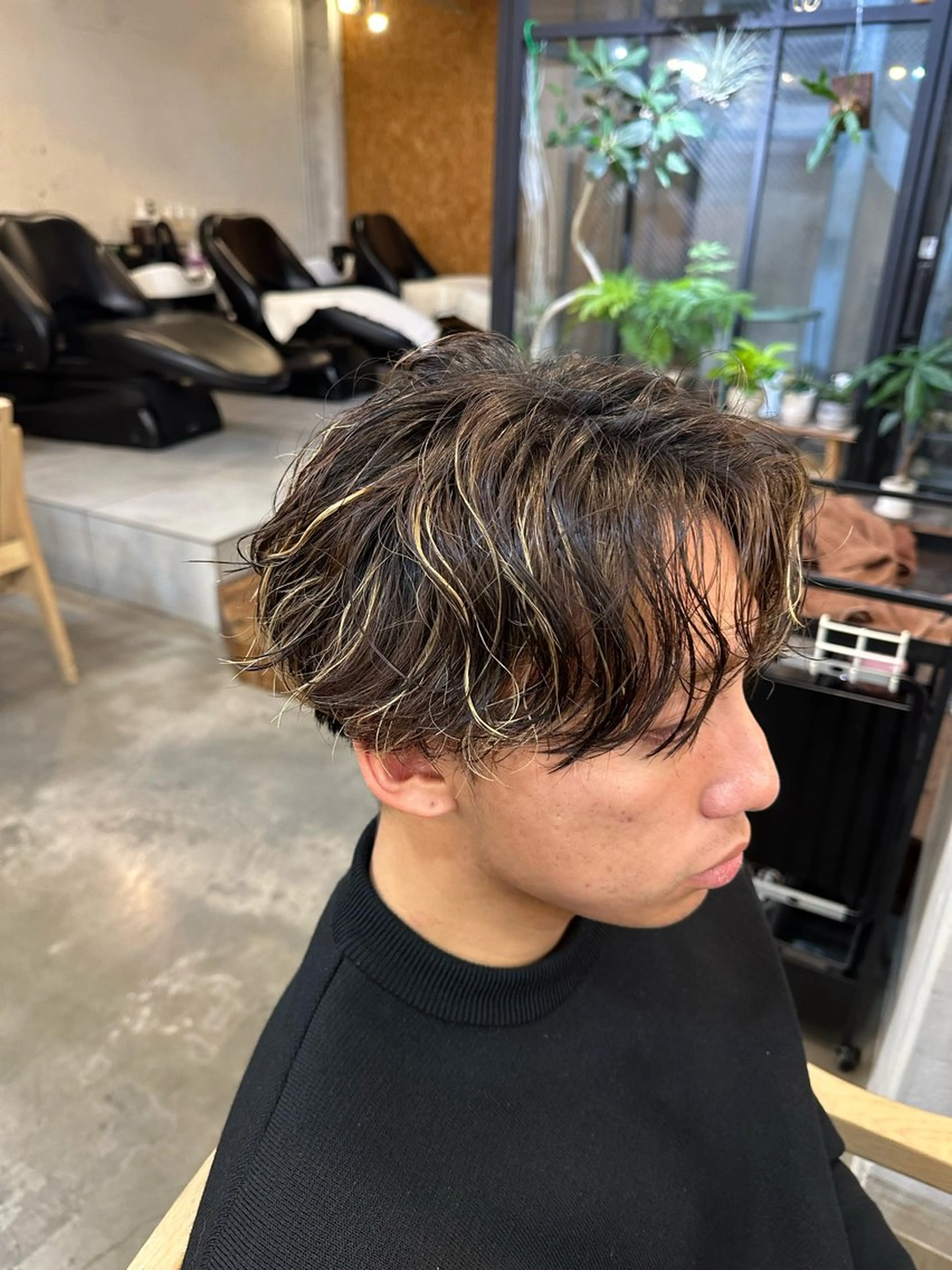 パーマ メンズ カット パーマ 横浜/メンズ特化/ Farbe/田中颯斗のヘアスタイル