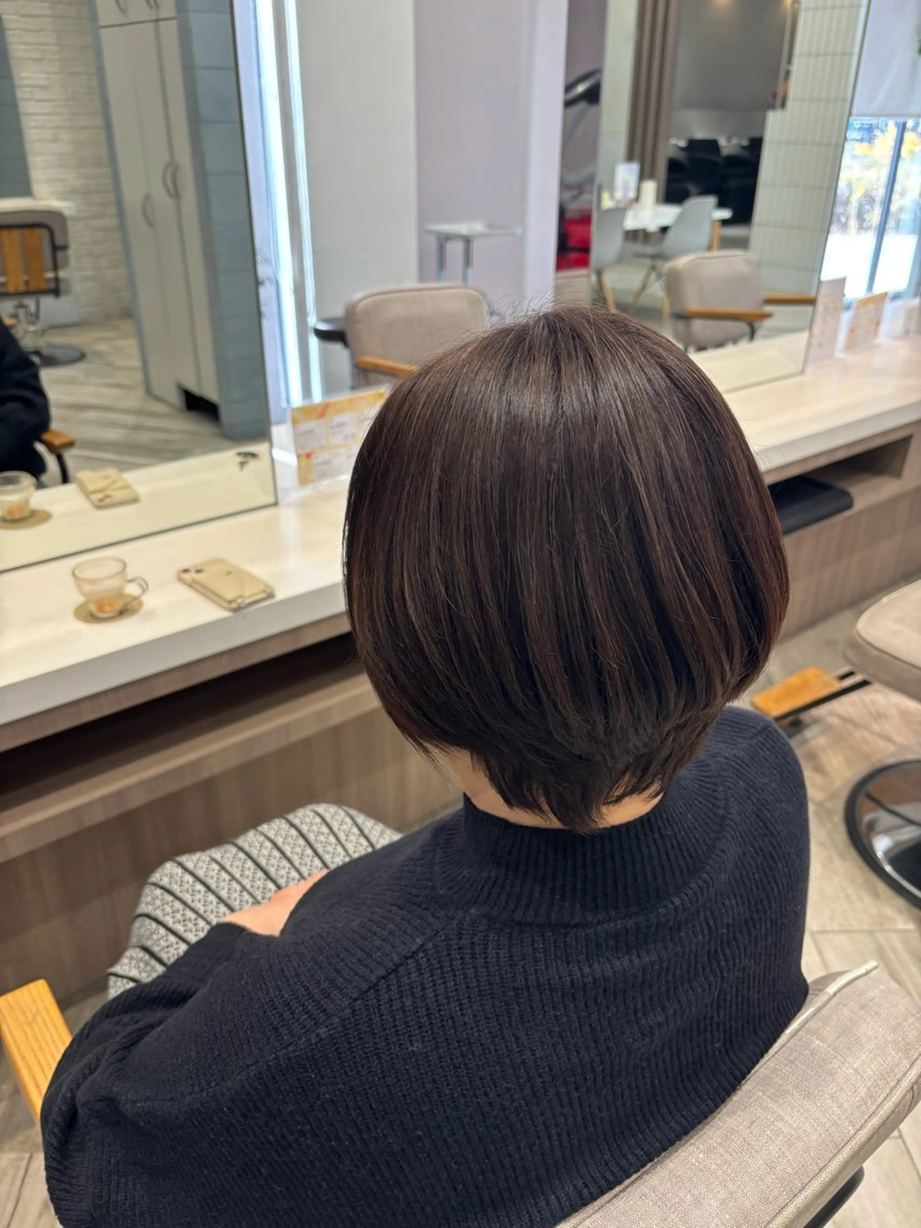 ショート カラー ヘアカラー RYO🤎 熊谷/籠原/深谷のヘアスタイル