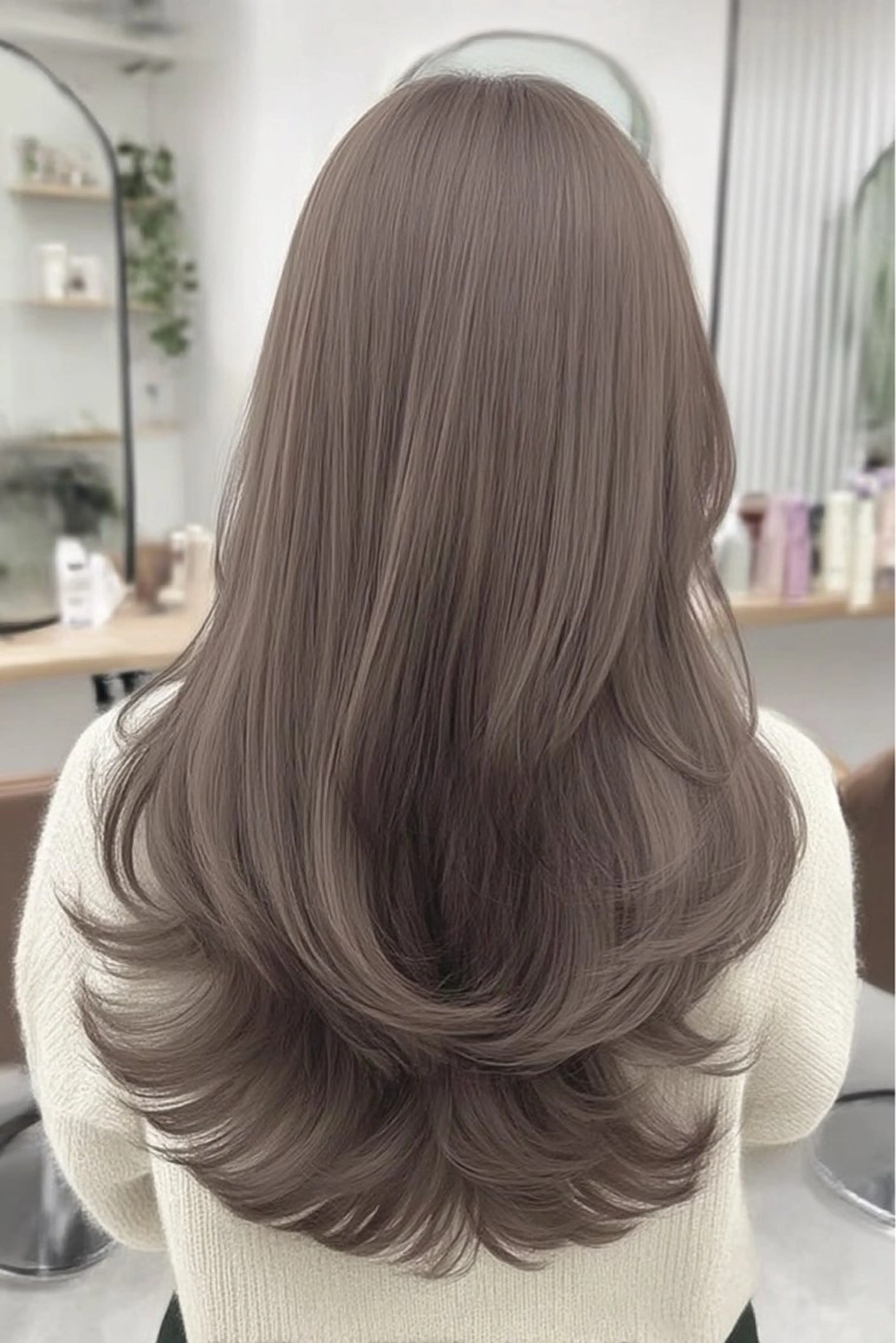 ロング カラー ヘアカラー トリートメント ハイトーンカラー が絶対可愛い✨泰聖✨のヘアスタイル