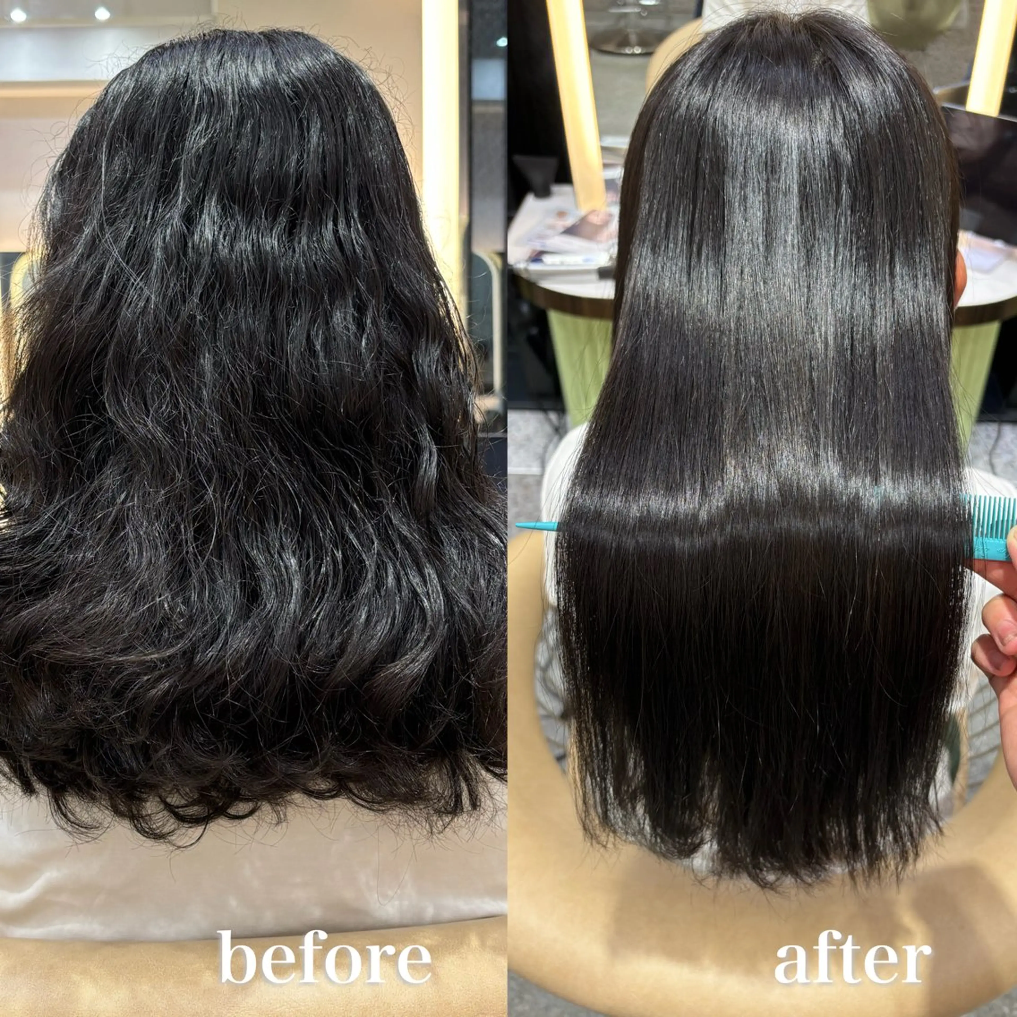 ロング 💖ボブ/髪質改善 顔周りレイヤー/ユイのヘアスタイル