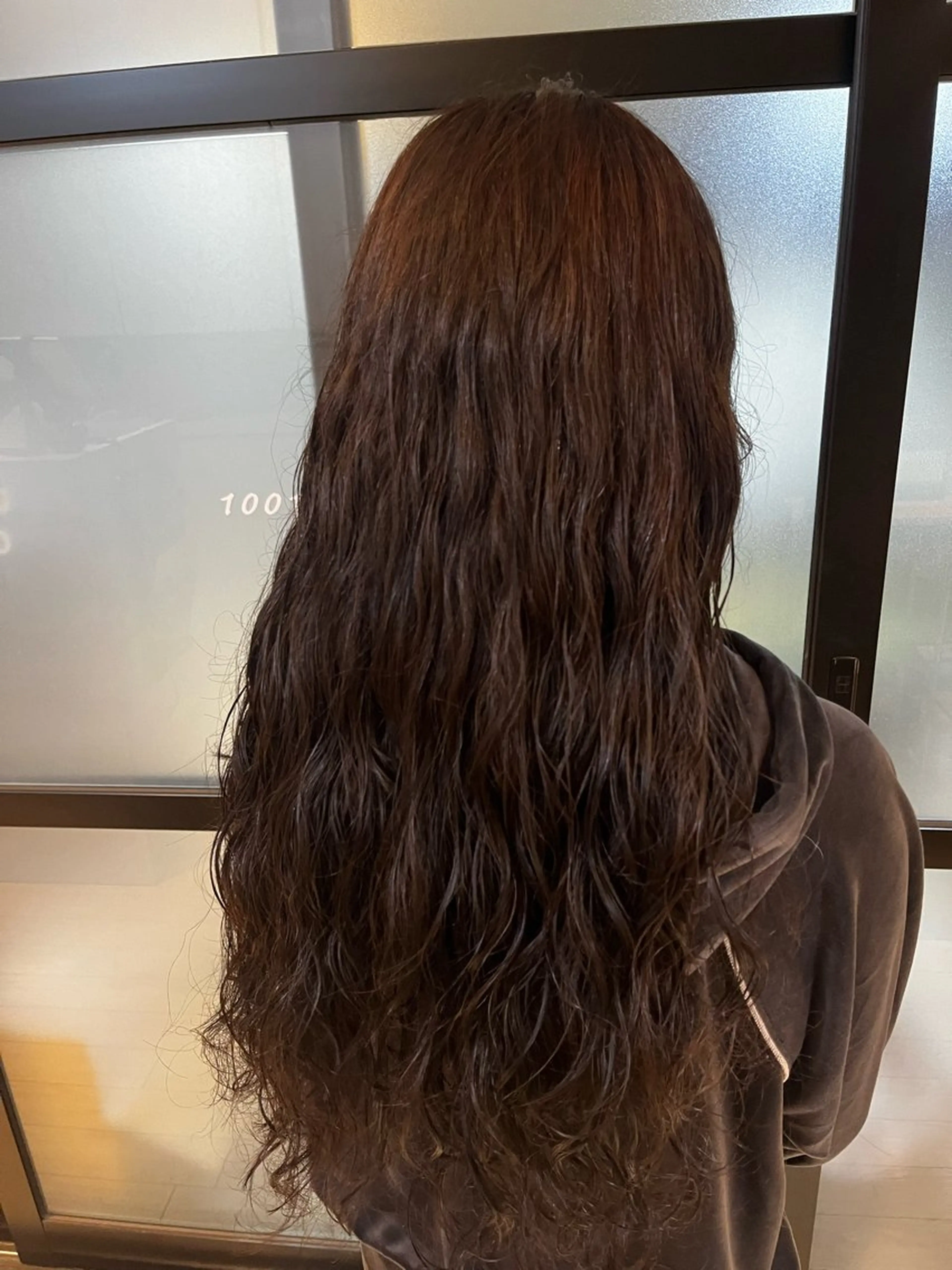 ロング パーマ カット パーマ トリートメント ハイトーン/韓国風/ 艶髪/吉祥寺のヘアスタイル