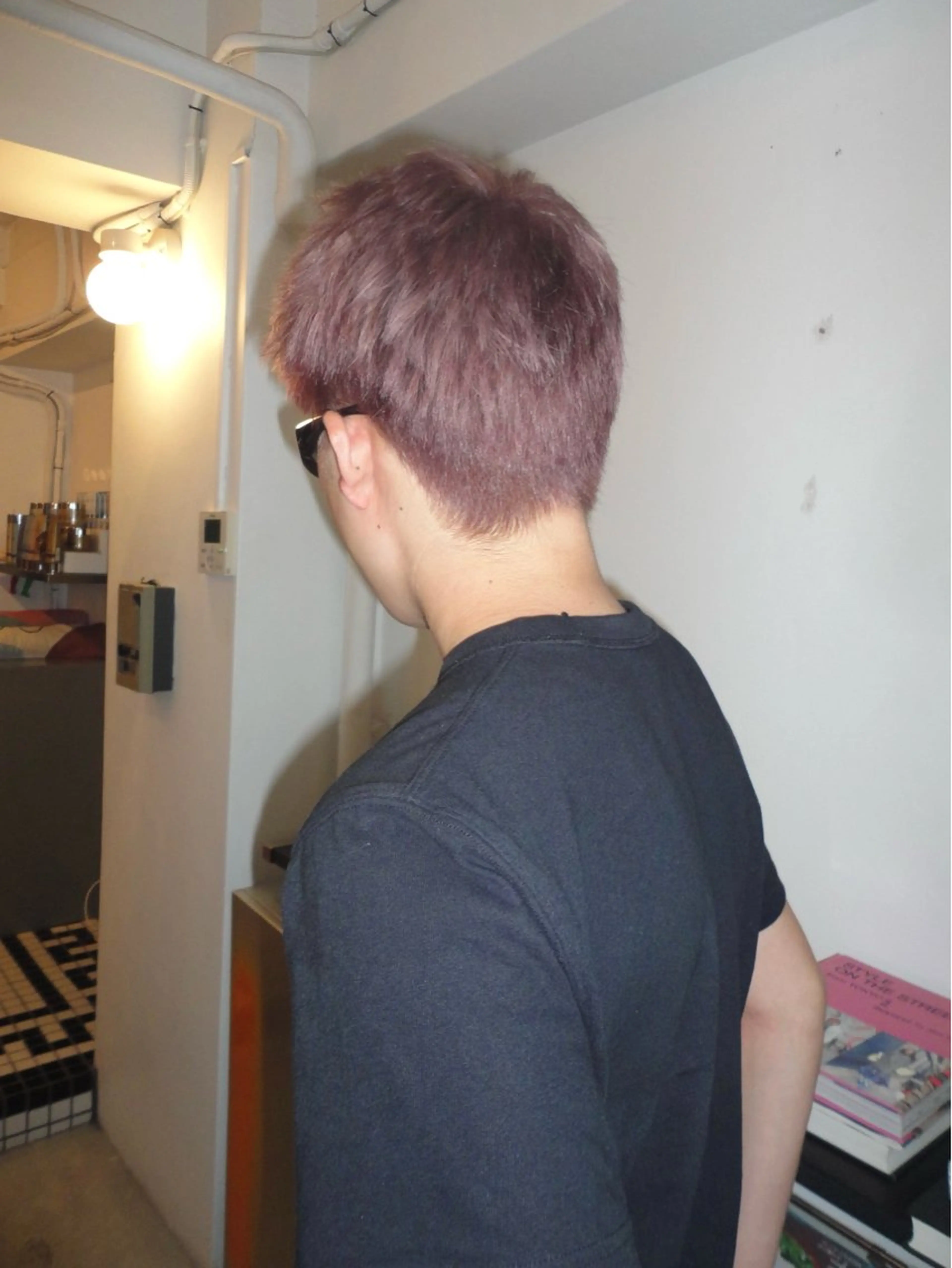 ショート メンズ 楪所属・チヒロ/パーマ /ハードパーマのヘアスタイル