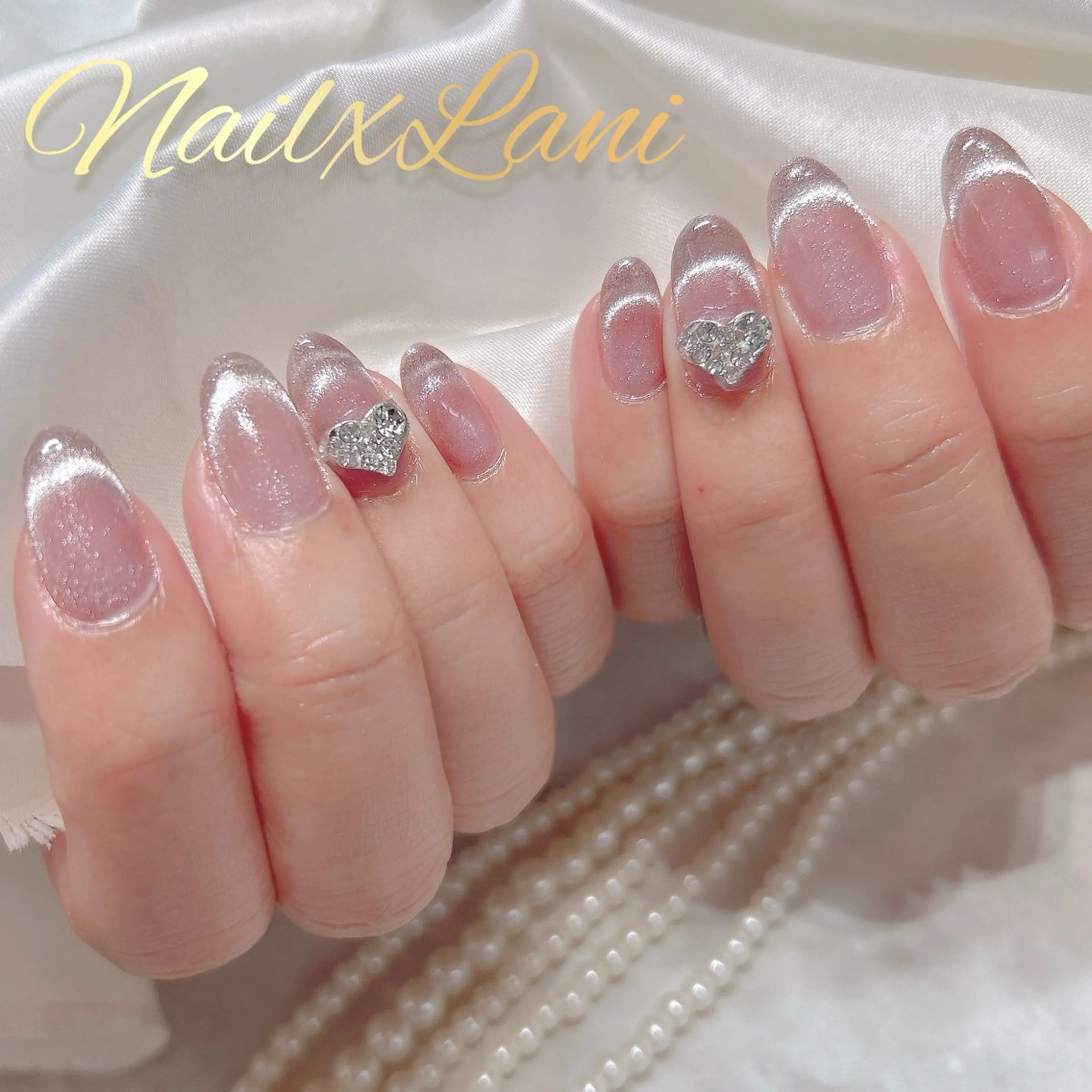 ネイル フットネイル ジェルネイル マグネットネイル パラジェル ハンドネイル Nail×Lani 深爪矯正対応◎のネイルデザイン