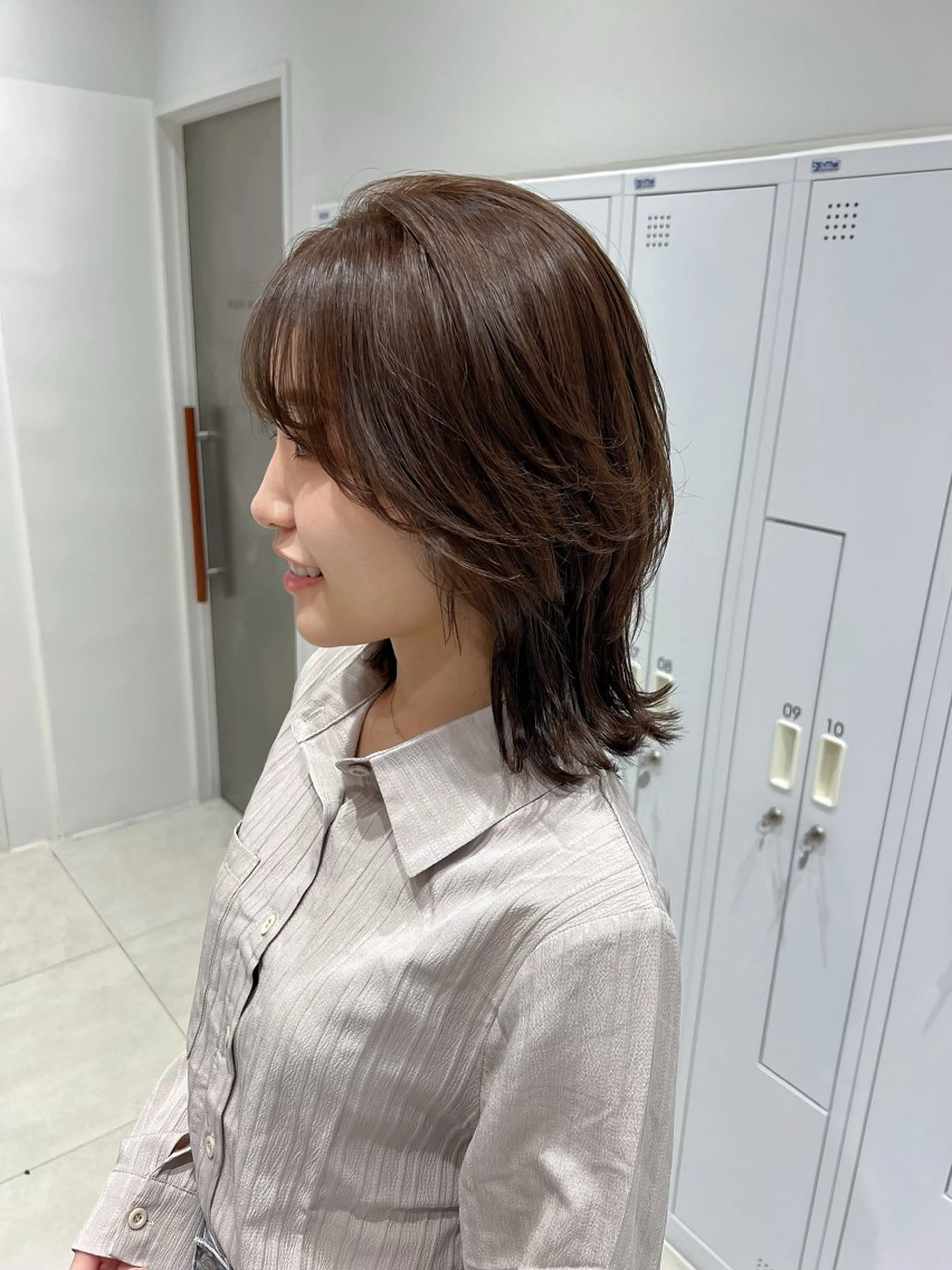 ミディアム 💛河原町/透明感/ コテ巻き/moe💛のヘアスタイル