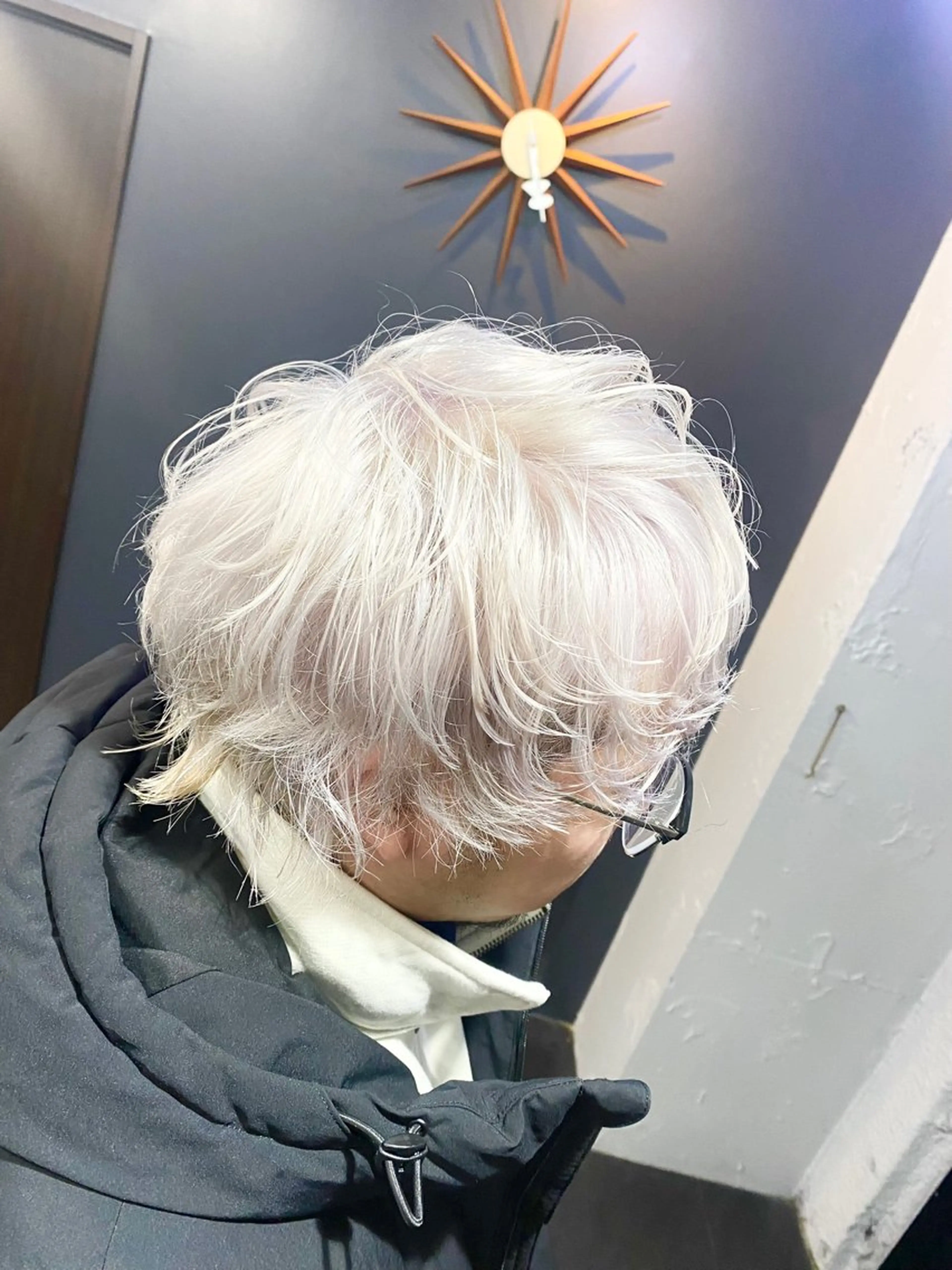 ショート カラー メンズ メンズブリーチ ブリーチ パーソナルカラー診断 ホワイトカラー美座尊のその他イメージ