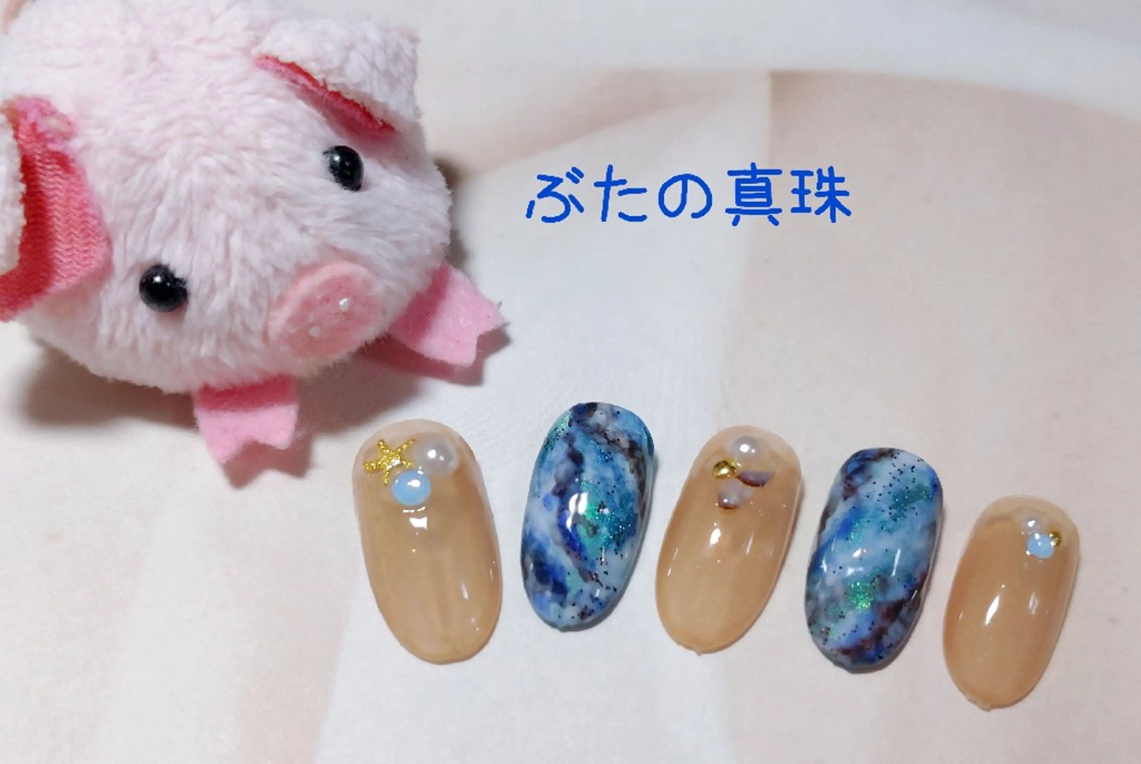 ネイル ハンドネイル 林 珠里のネイルデザイン