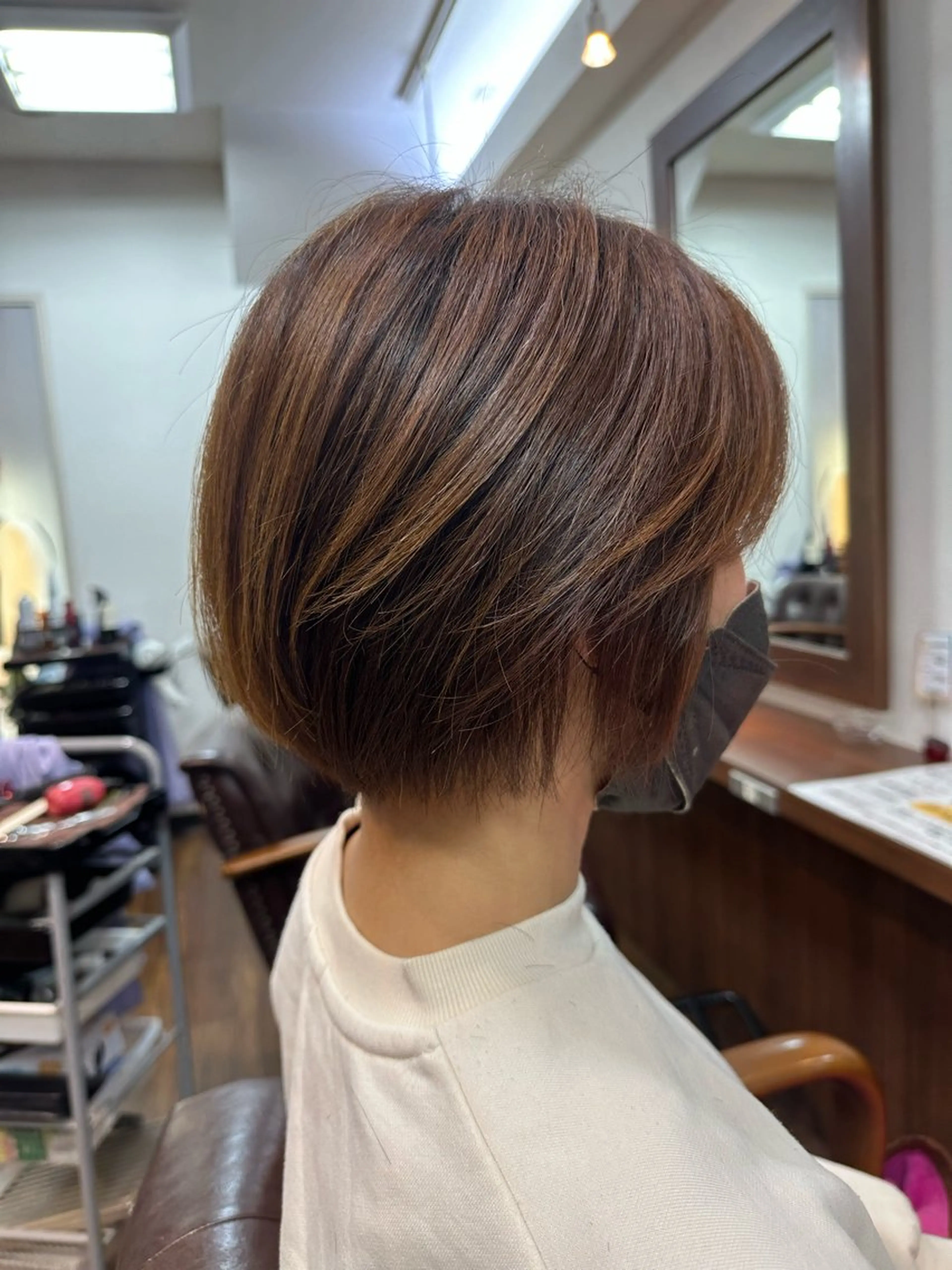 ショート 奥田 七都海のヘアスタイル