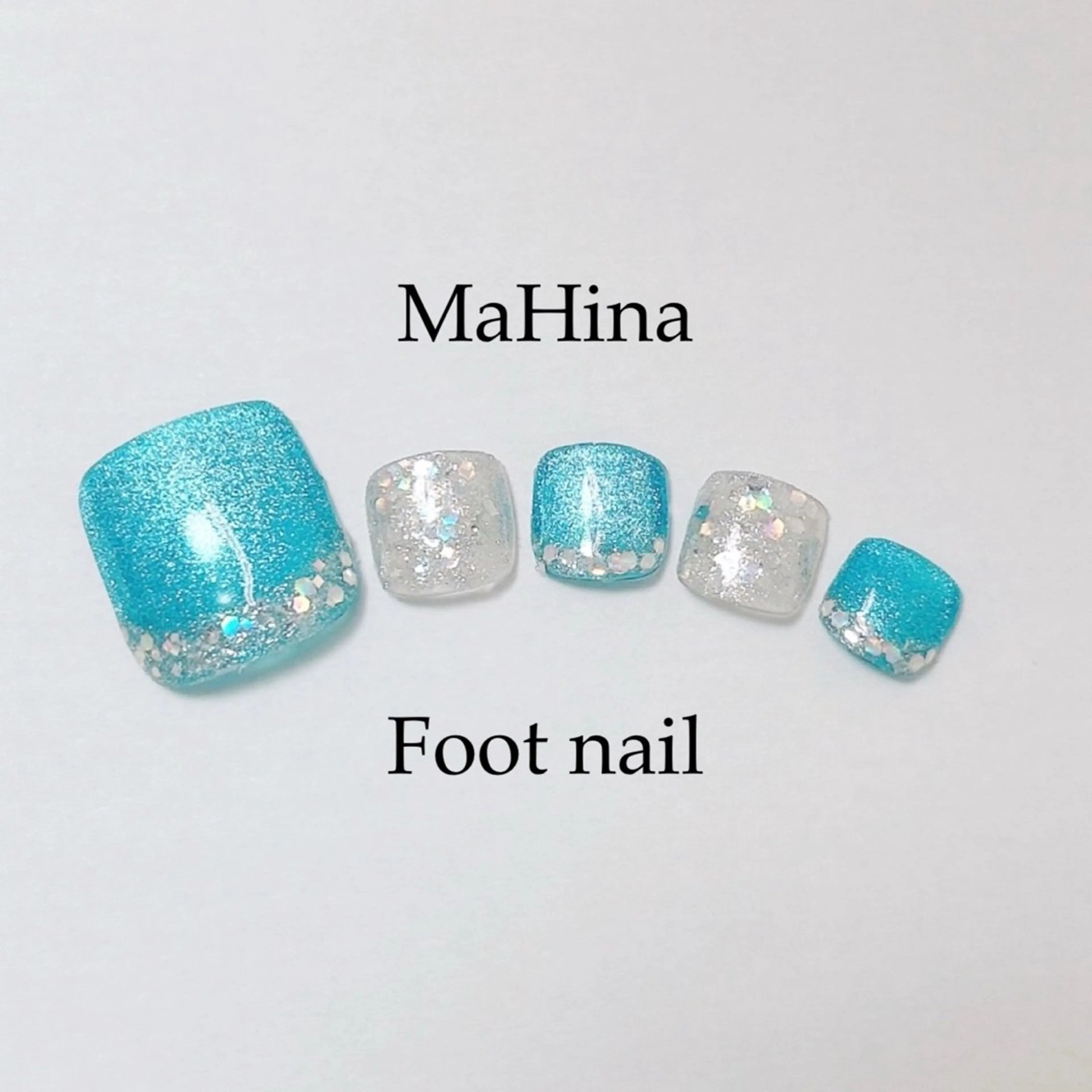 ネイル フットネイル ジェルネイル キラキラネイル ラメ(グリッター) マグネットネイル フットネイル Healing Salon...MaHina(マヒナ)所属・MaHina🌙 salonのネイルデザイン