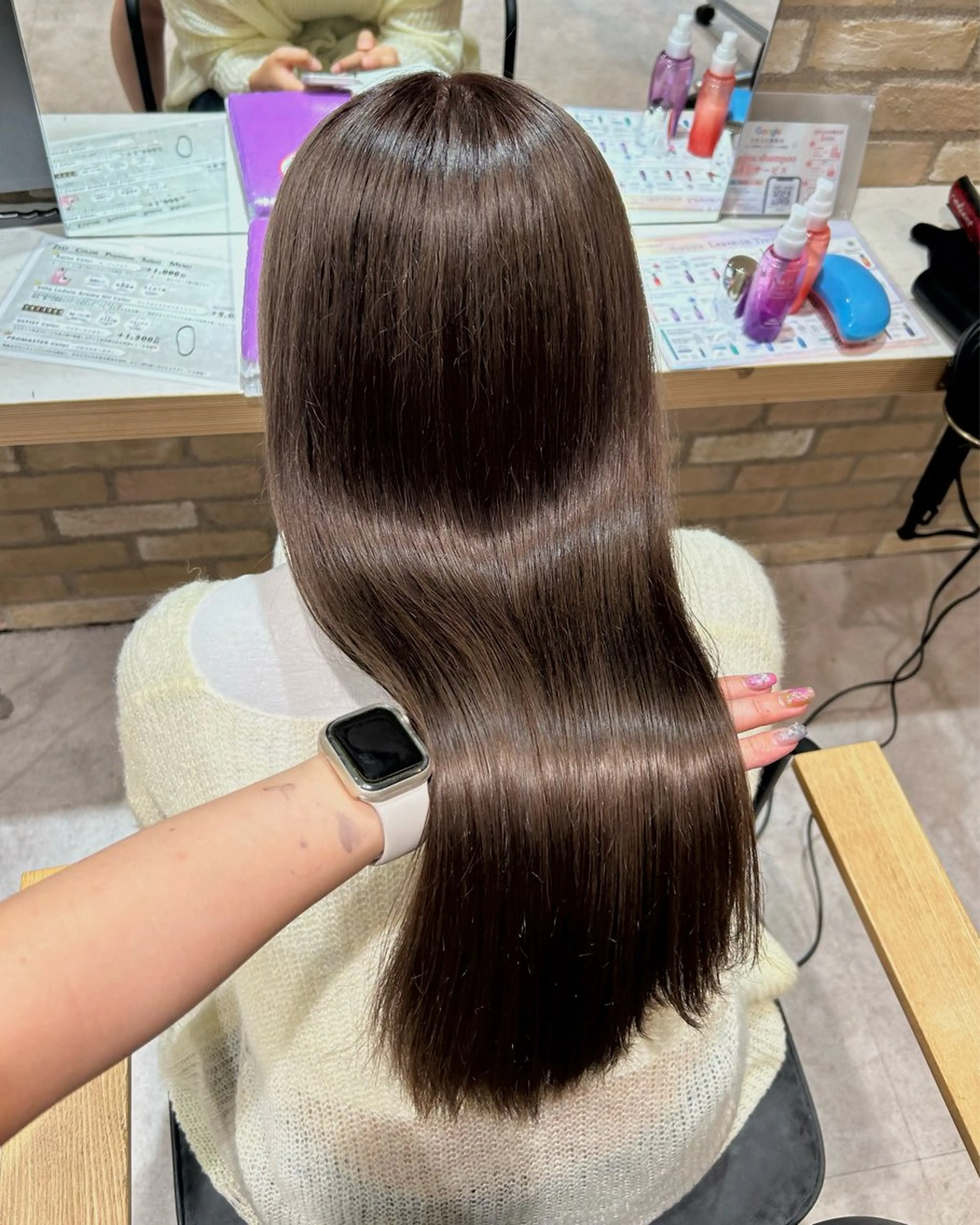 ロング カラー ブリーチ ブラウンカラー ヘアカラー レイヤー/nail COCOROのヘアスタイル