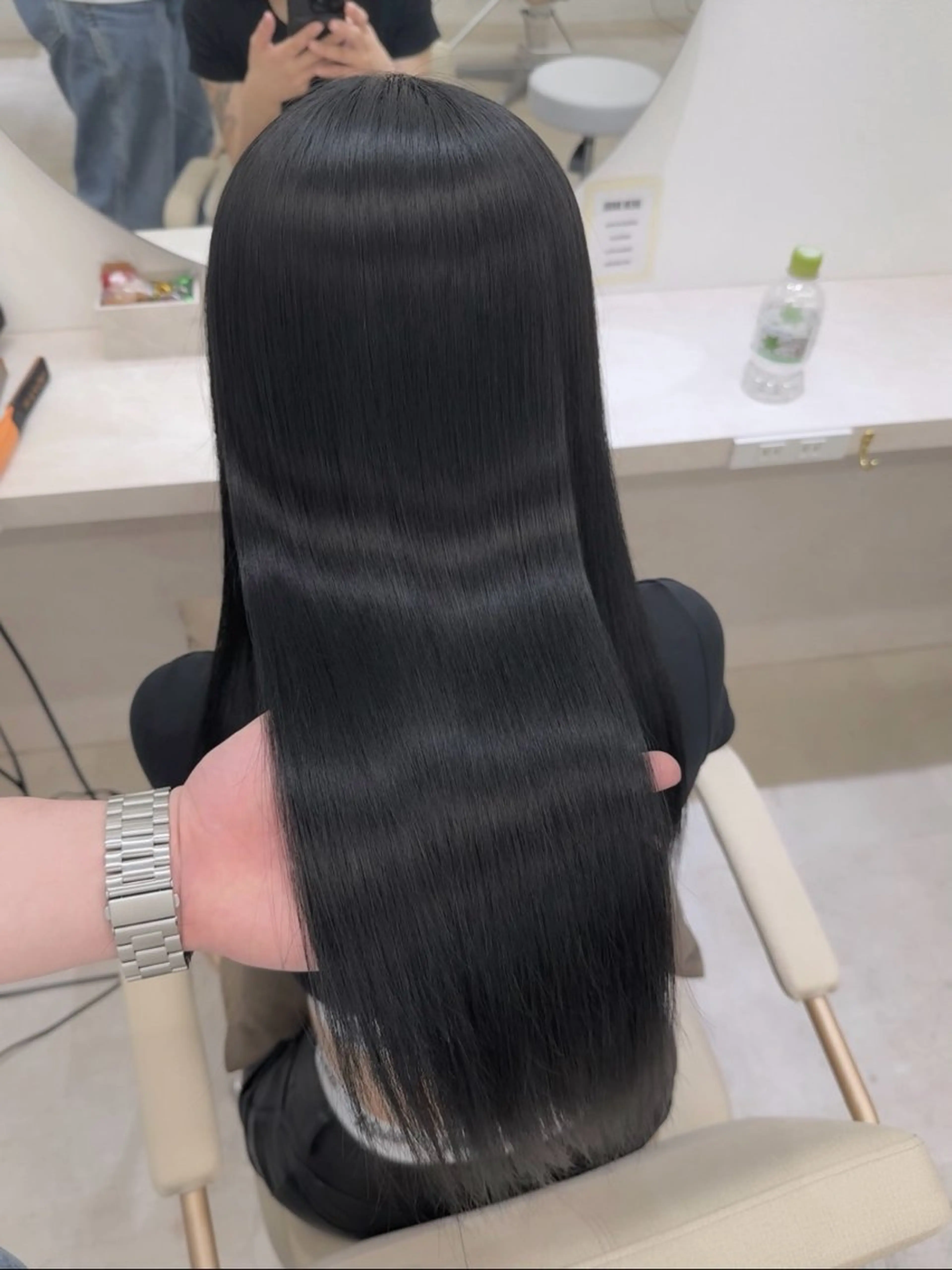 ロング 髪質改善×縮毛矯正 Core 片山健太のヘアスタイル