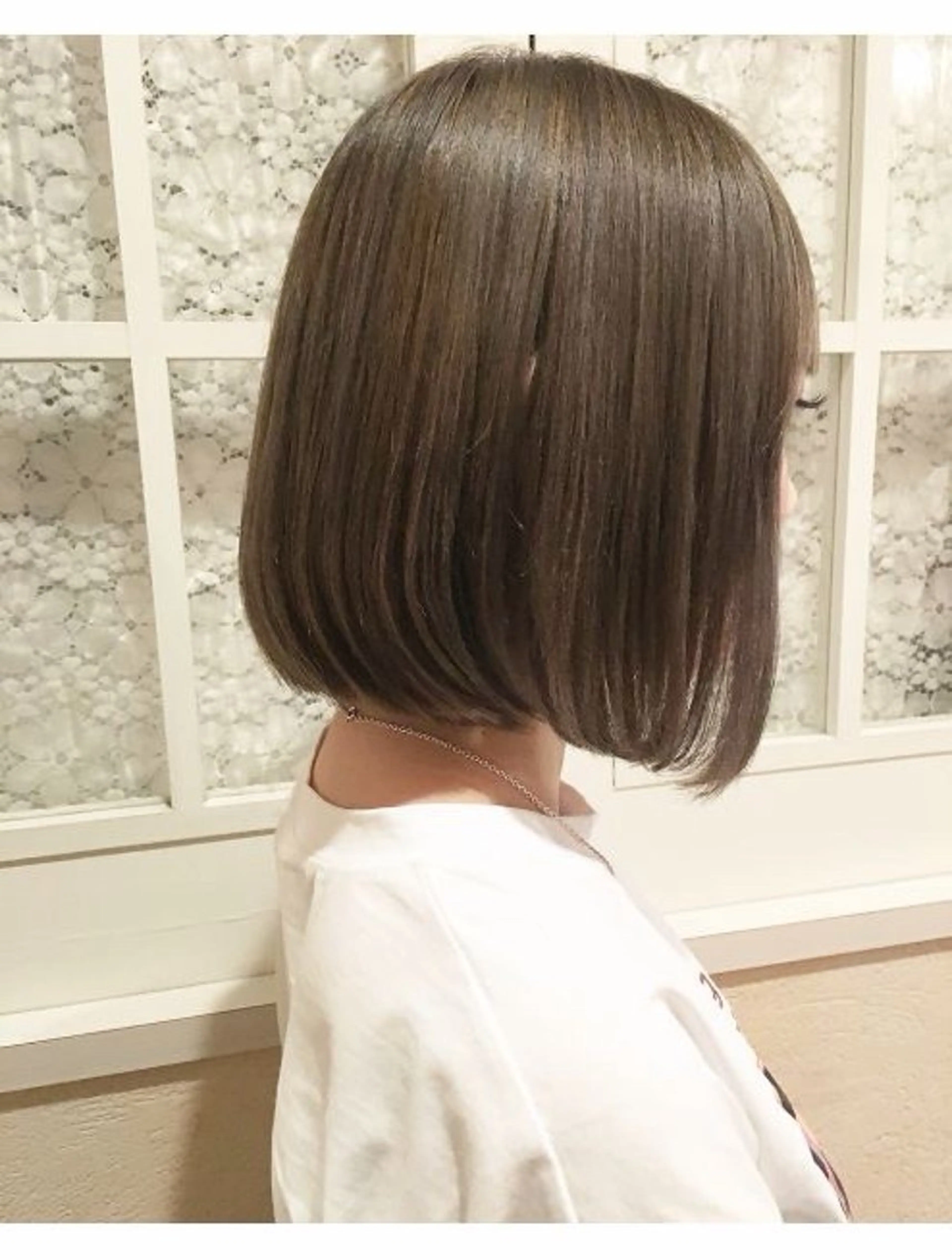 カラー 縮毛矯正 大野 愛代莉のヘアスタイル