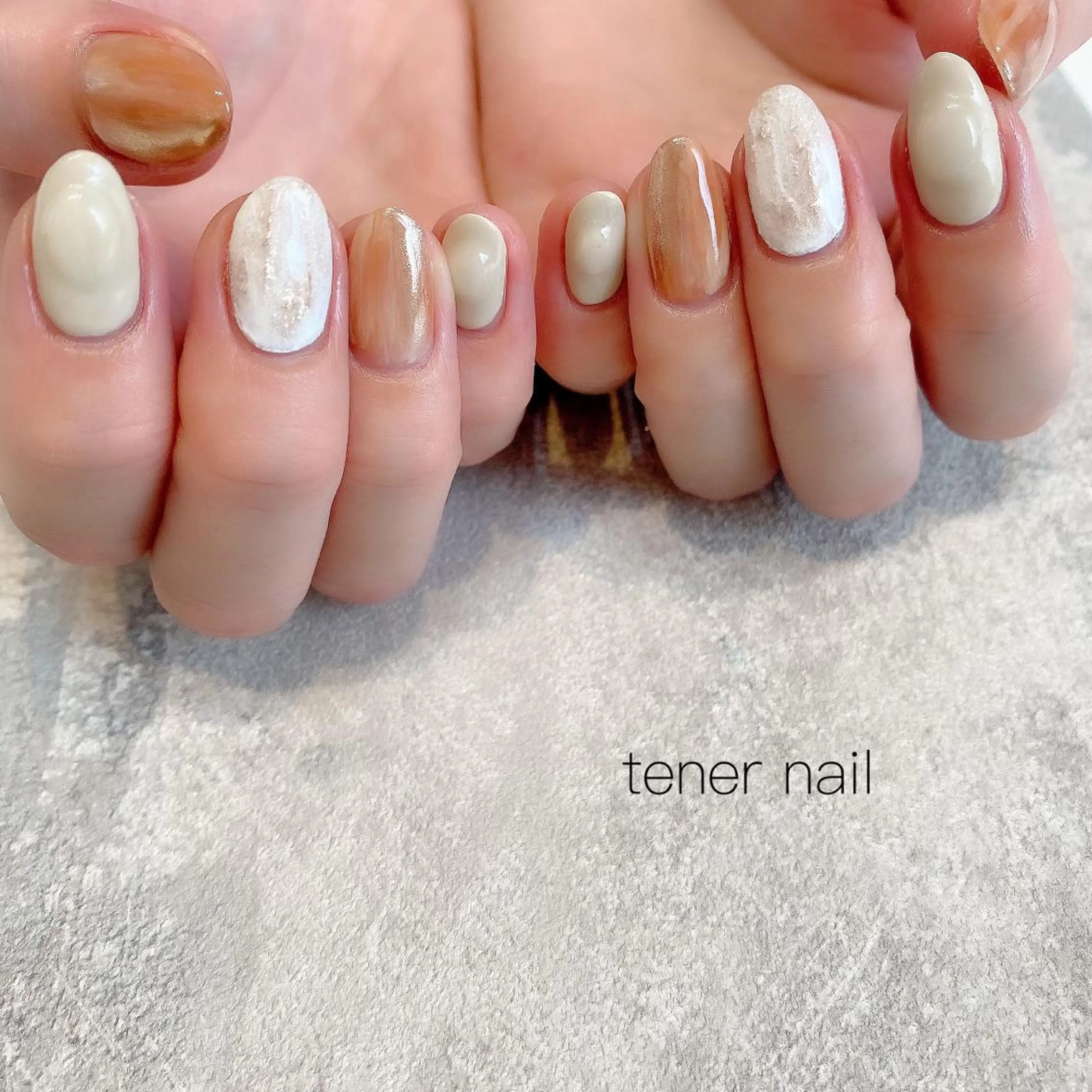 ネイル ニュアンスネイル テネルネイル tener nailのネイルデザイン