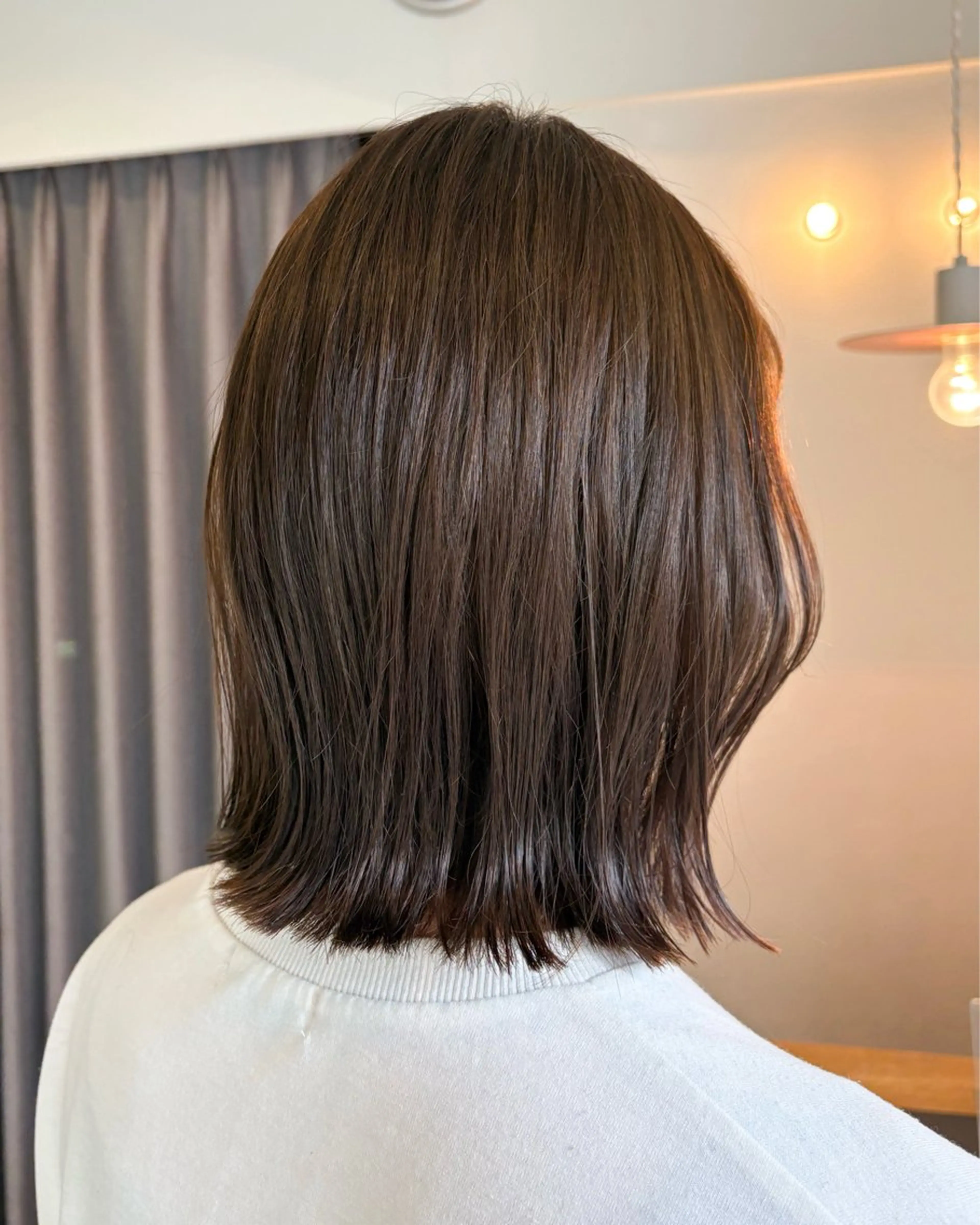 ミディアム カラー ベージュカラー カット ヘアカラー ボブ/艶カラー 鎌倉/MIHO🌼のヘアスタイル