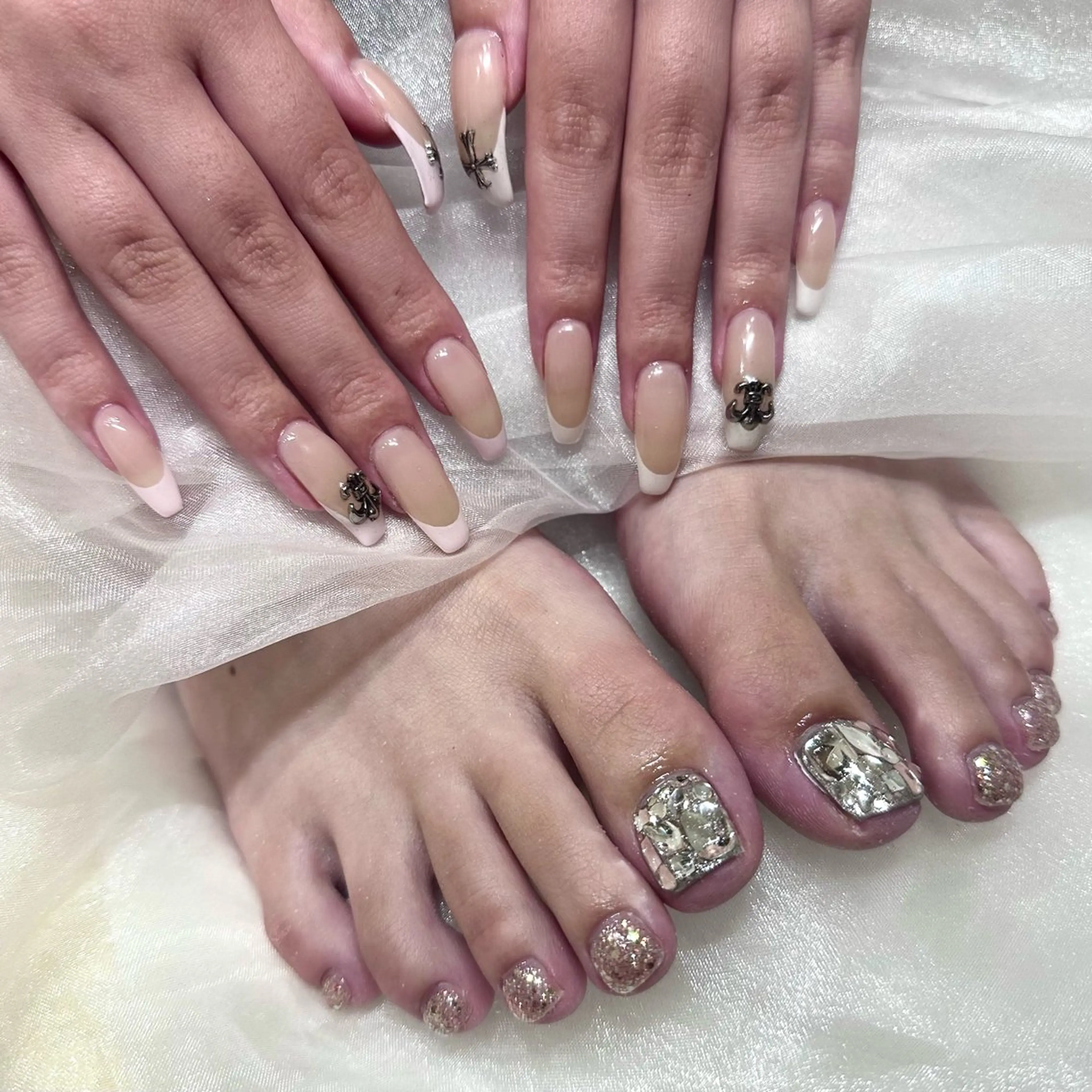 長さだし10本＋美爪フレンチネイル🩰✨の写真