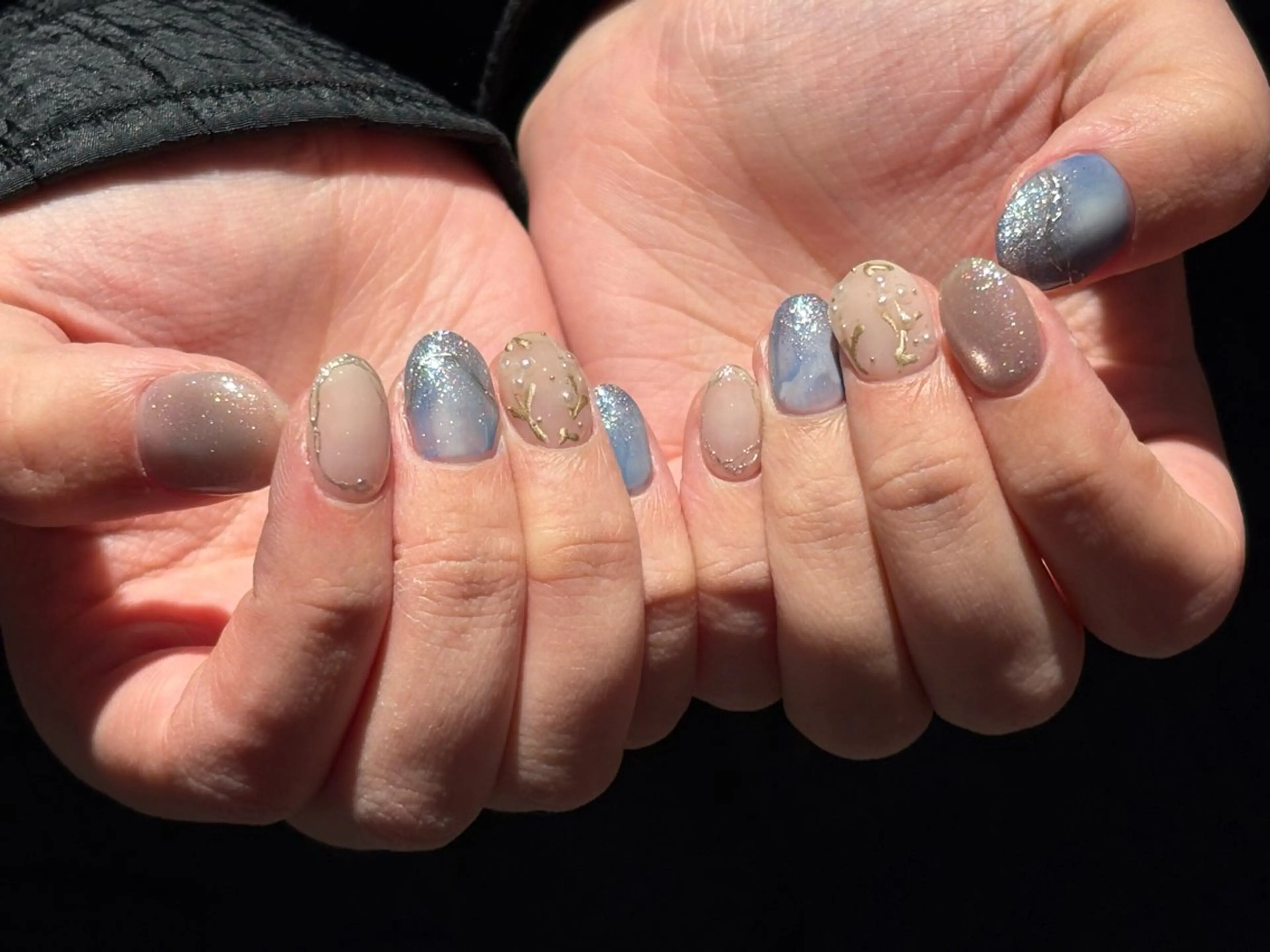 ネイル ハンドネイル 祇園 彩寧のネイルデザイン