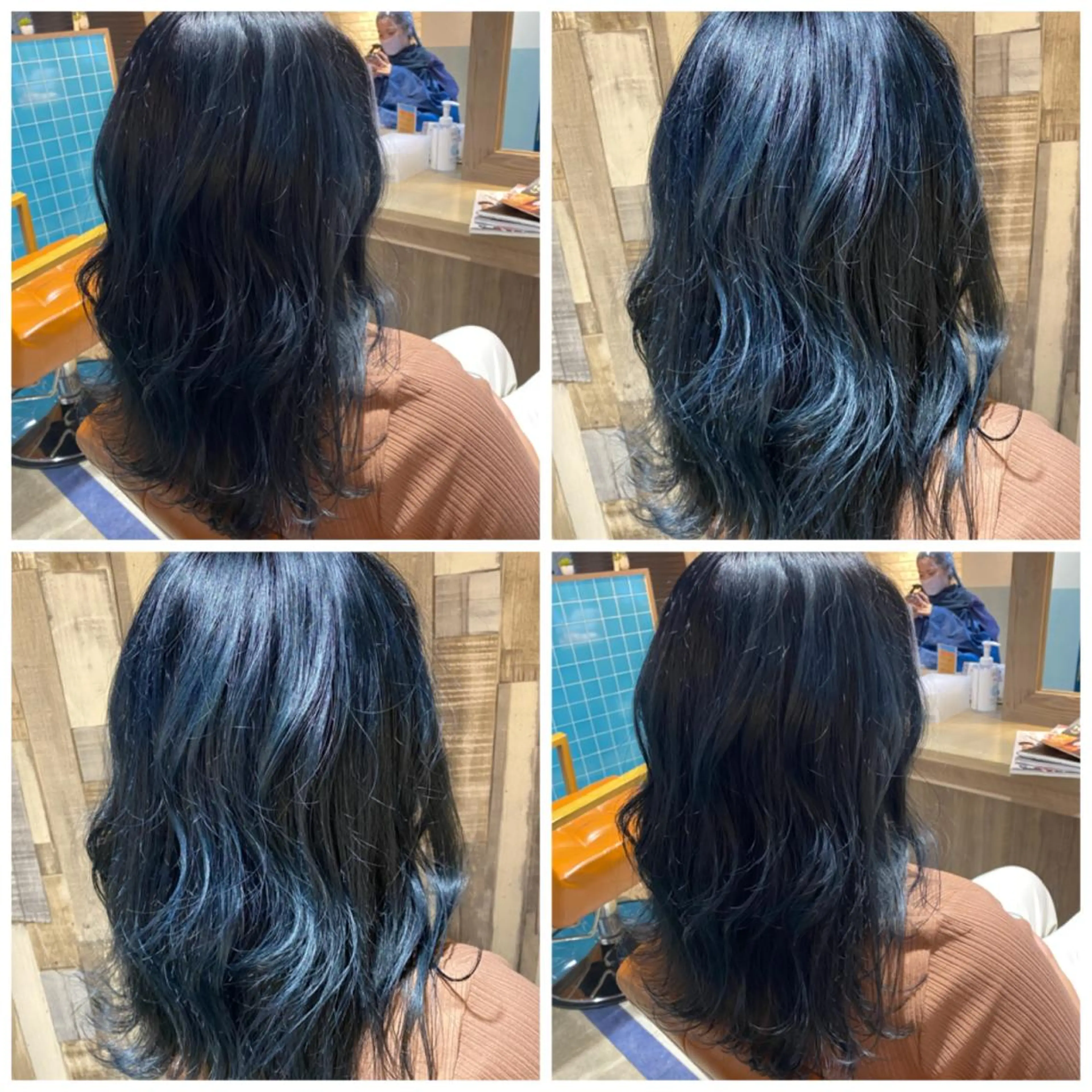 カラー ブリーチ カット 縮毛矯正 トリートメント 🐻結んで可愛い hair EMI🐻のヘアスタイル