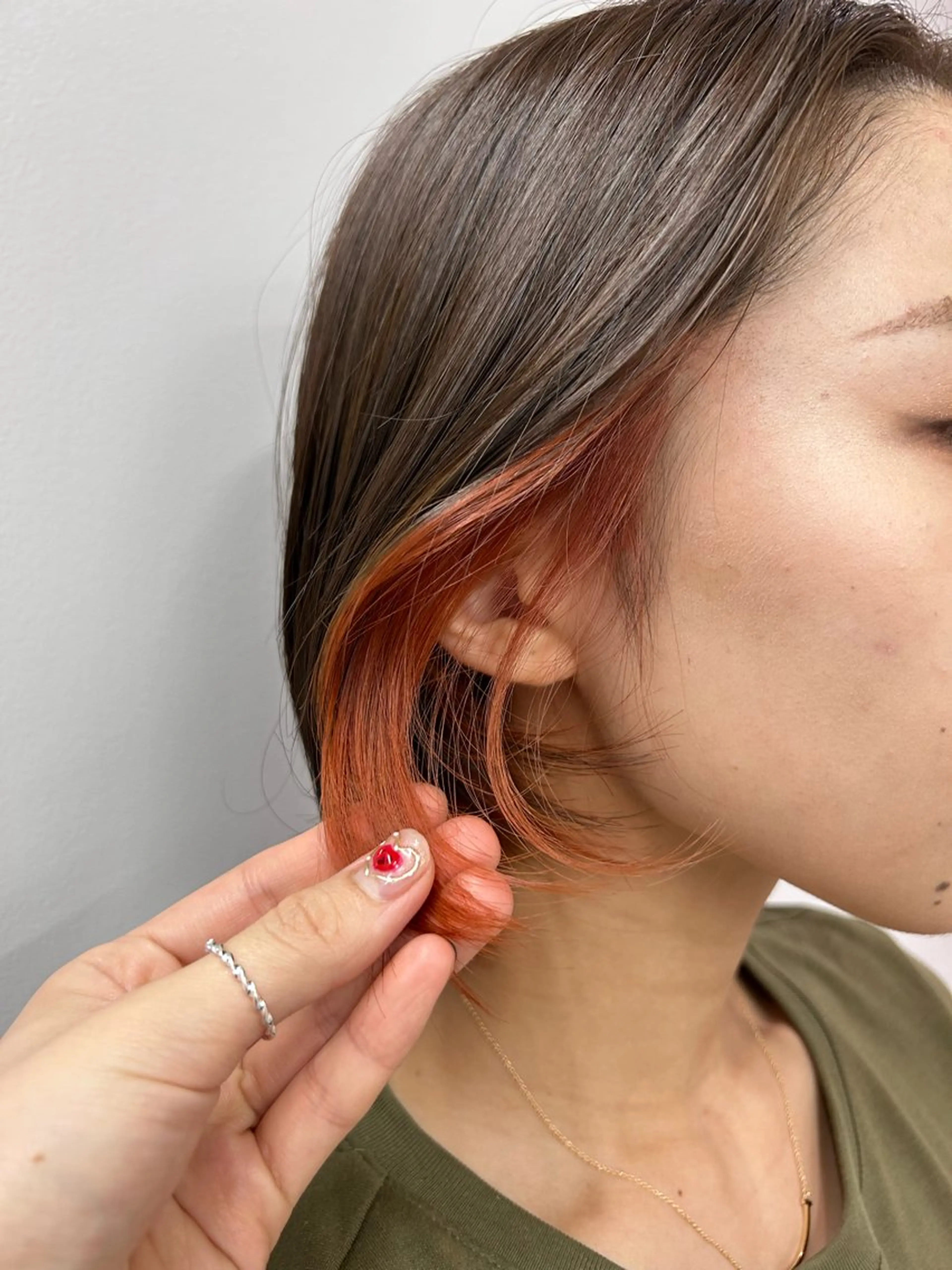 カラー ベージュカラー/栄 透明感カラー/さあらのヘアスタイル