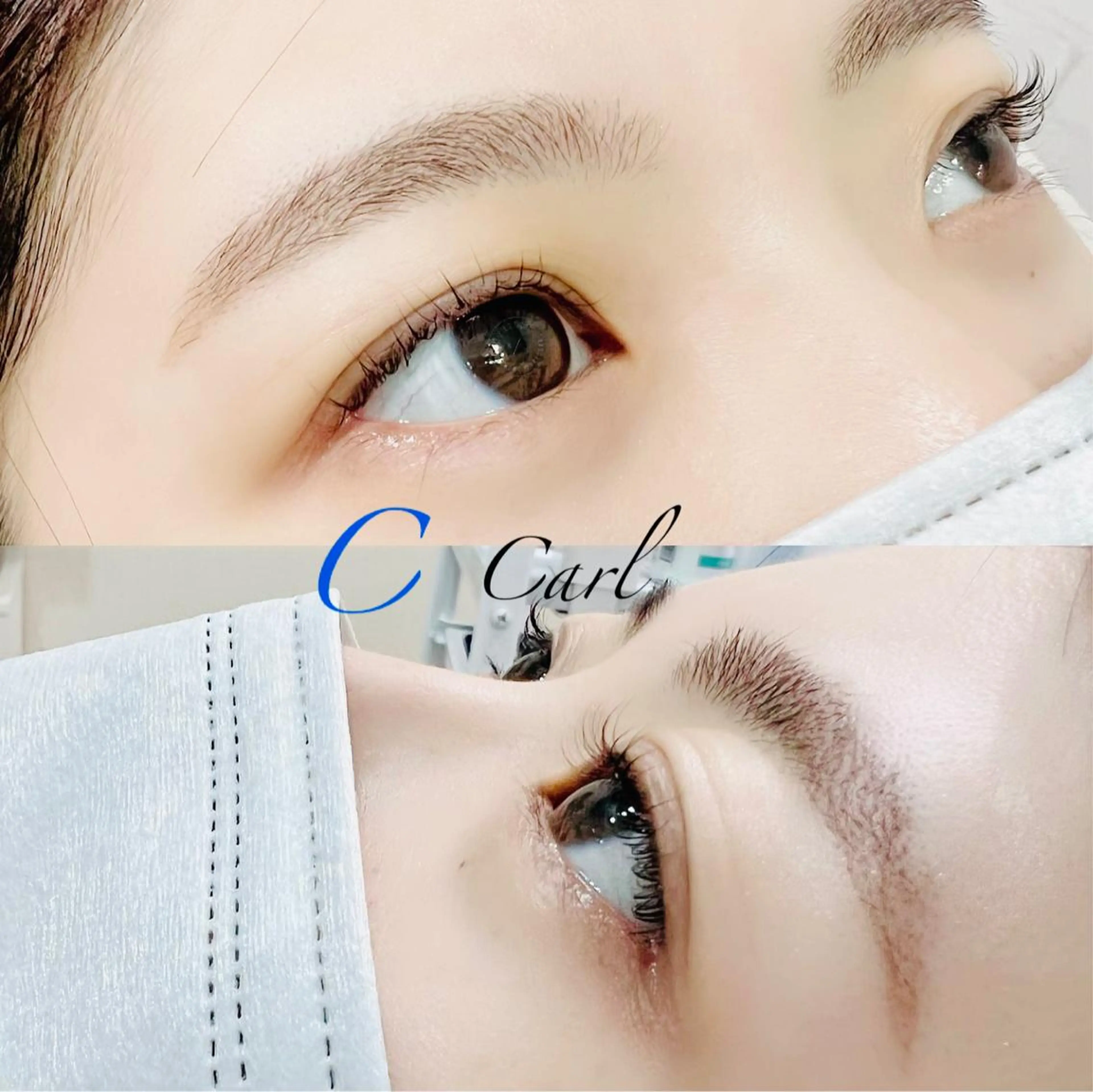 マツエク・マツパ ケラチンラッシュリフト バインドロック Cカール キュート フラットラッシュ マツパ eyelash presh yukaのマツエク・マツパデザイン