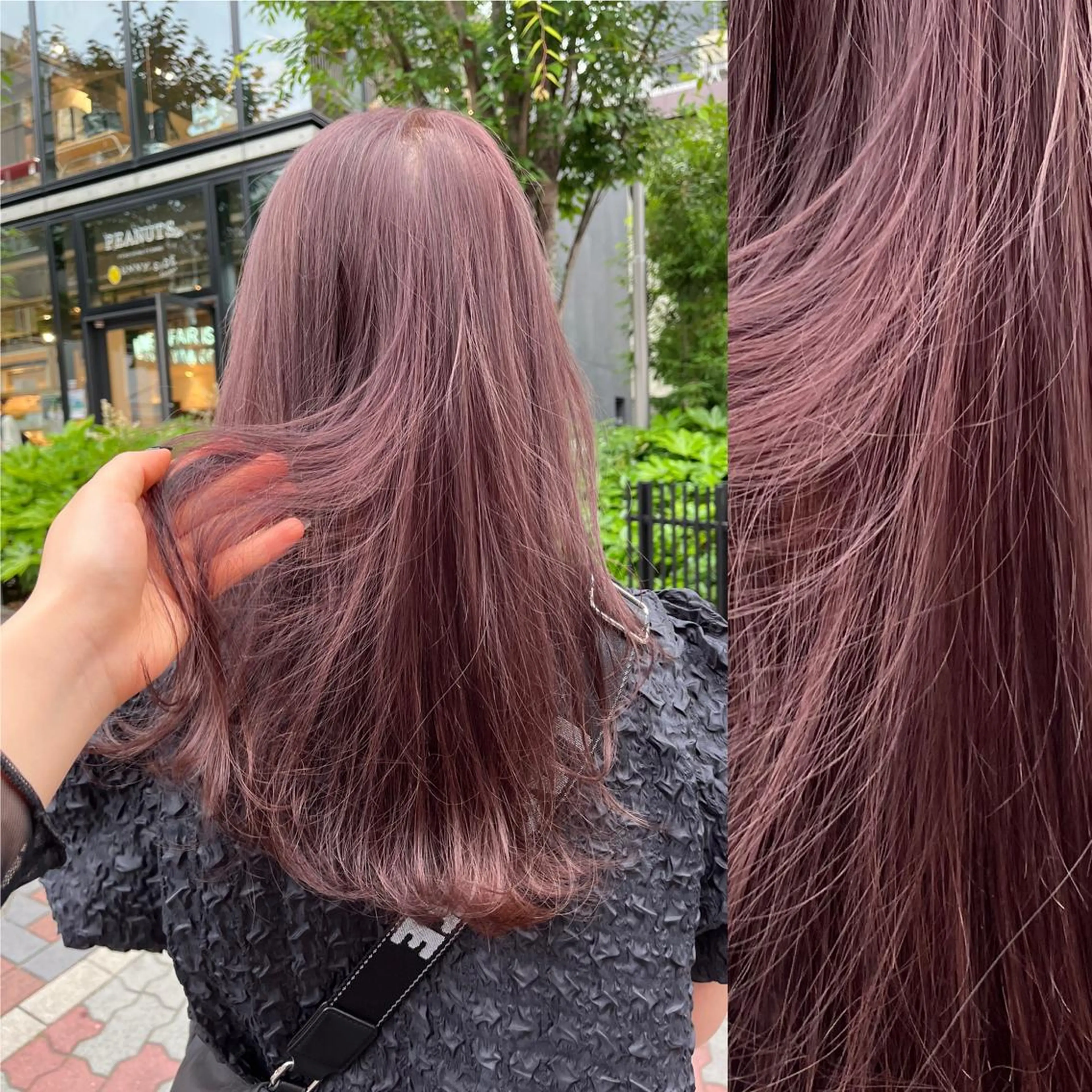 ロング カラー ヘアアレンジ ベージュカラー ブリーチ ブラウンカラー ケアブリーチ カシス stylist ◎RUKI.のヘアスタイル